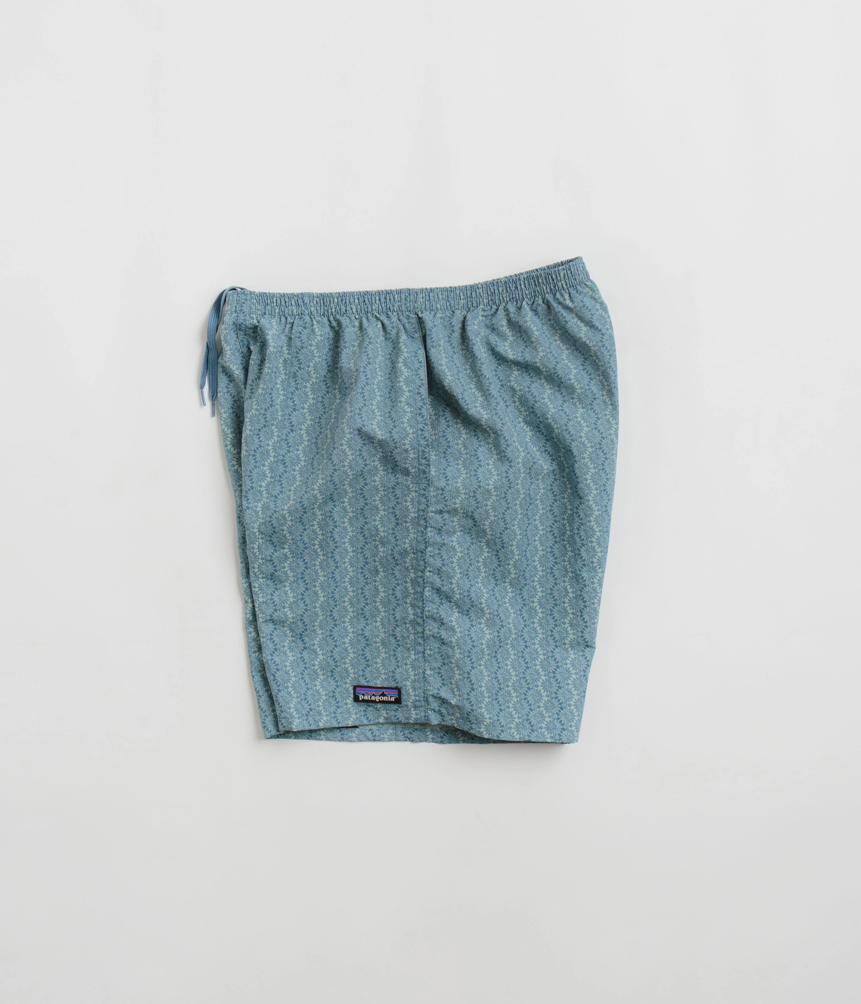 Casual Shorts Travel Clothing Patagonia Baggies Longs 7" Shorts - Kaleidoscope: Still Blue