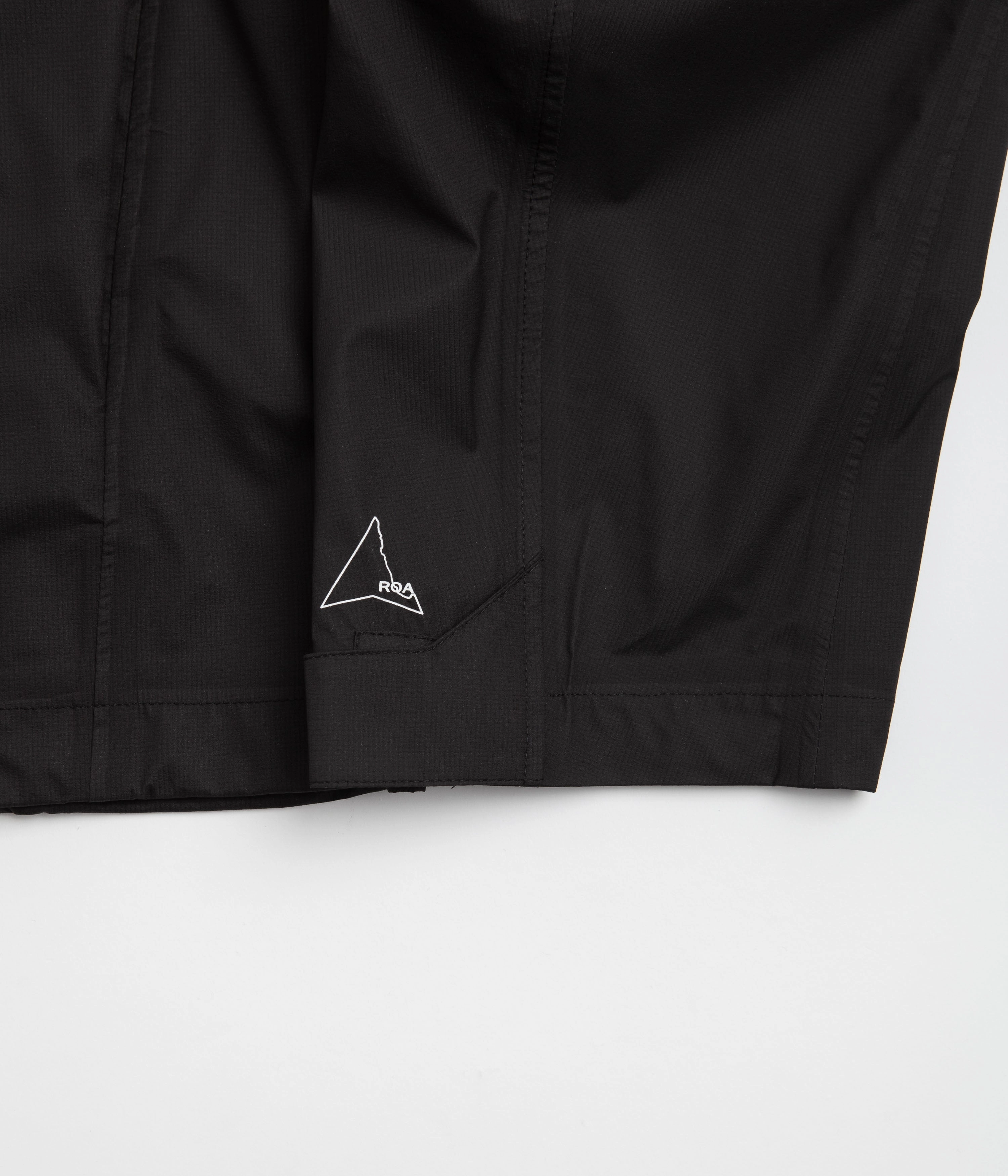 ROA Zip Up Shirt Jacket - Black Fashion Comfort