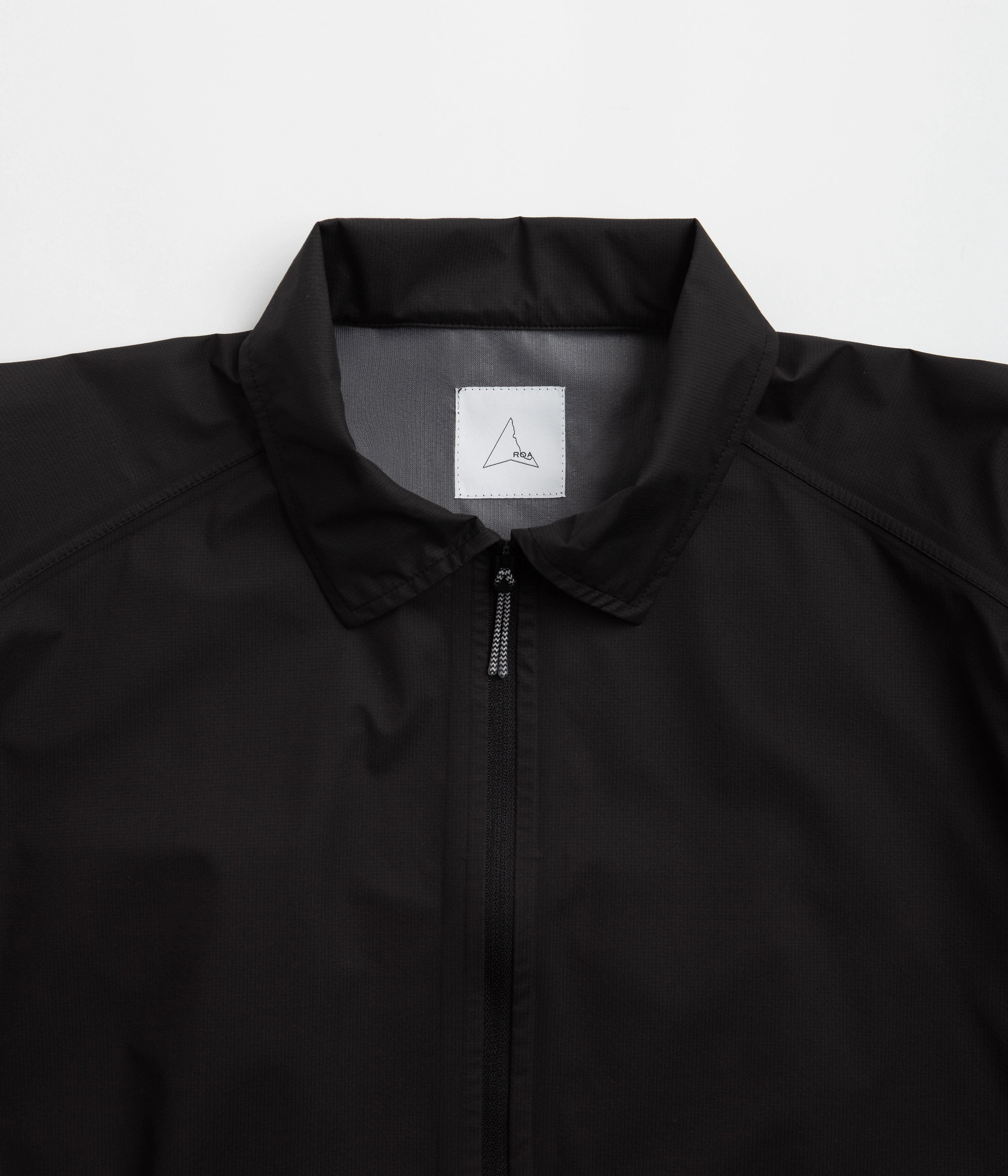 ROA Zip Up Shirt Jacket - Black Drop Hem Outdoor Gear