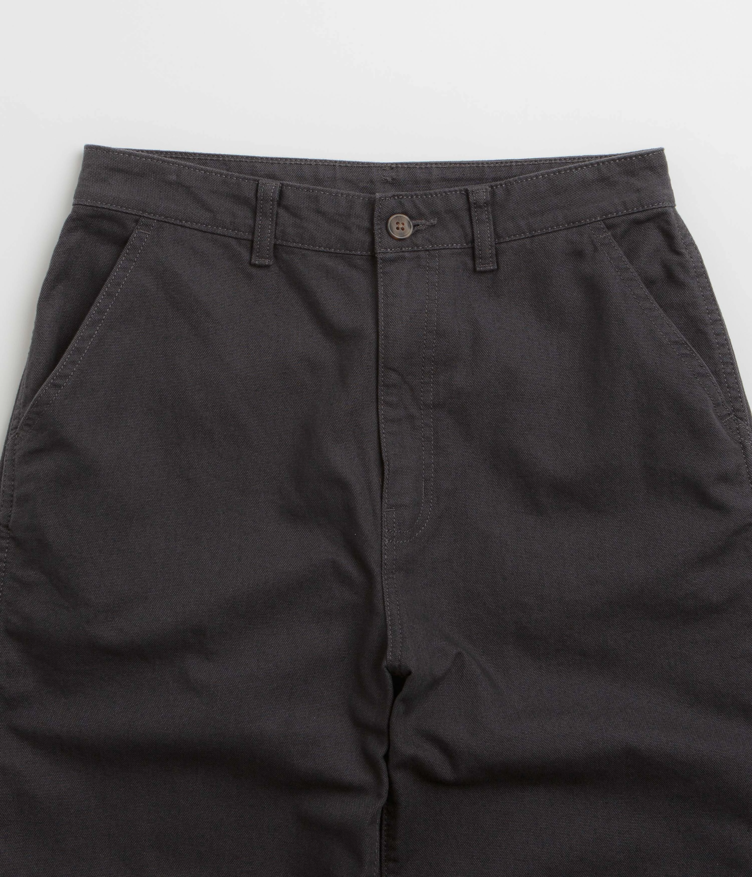 Patagonia Womens Point Reyes Canvas Wide Leg Pants - Ink Black Sweat Wicking Liner Urban Style