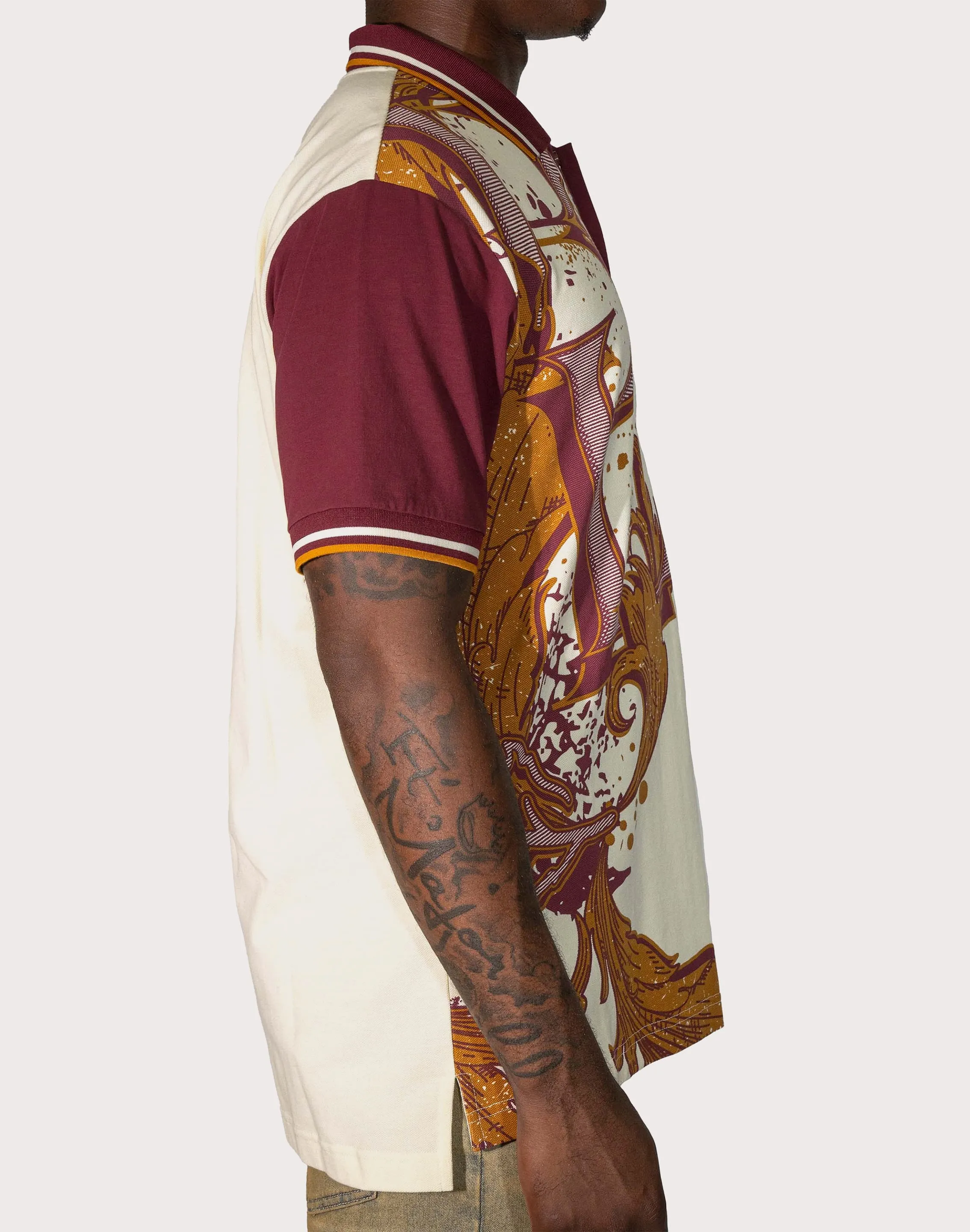 Festival Air AdjustableWaist Blac Leaf Academy Cream Polo