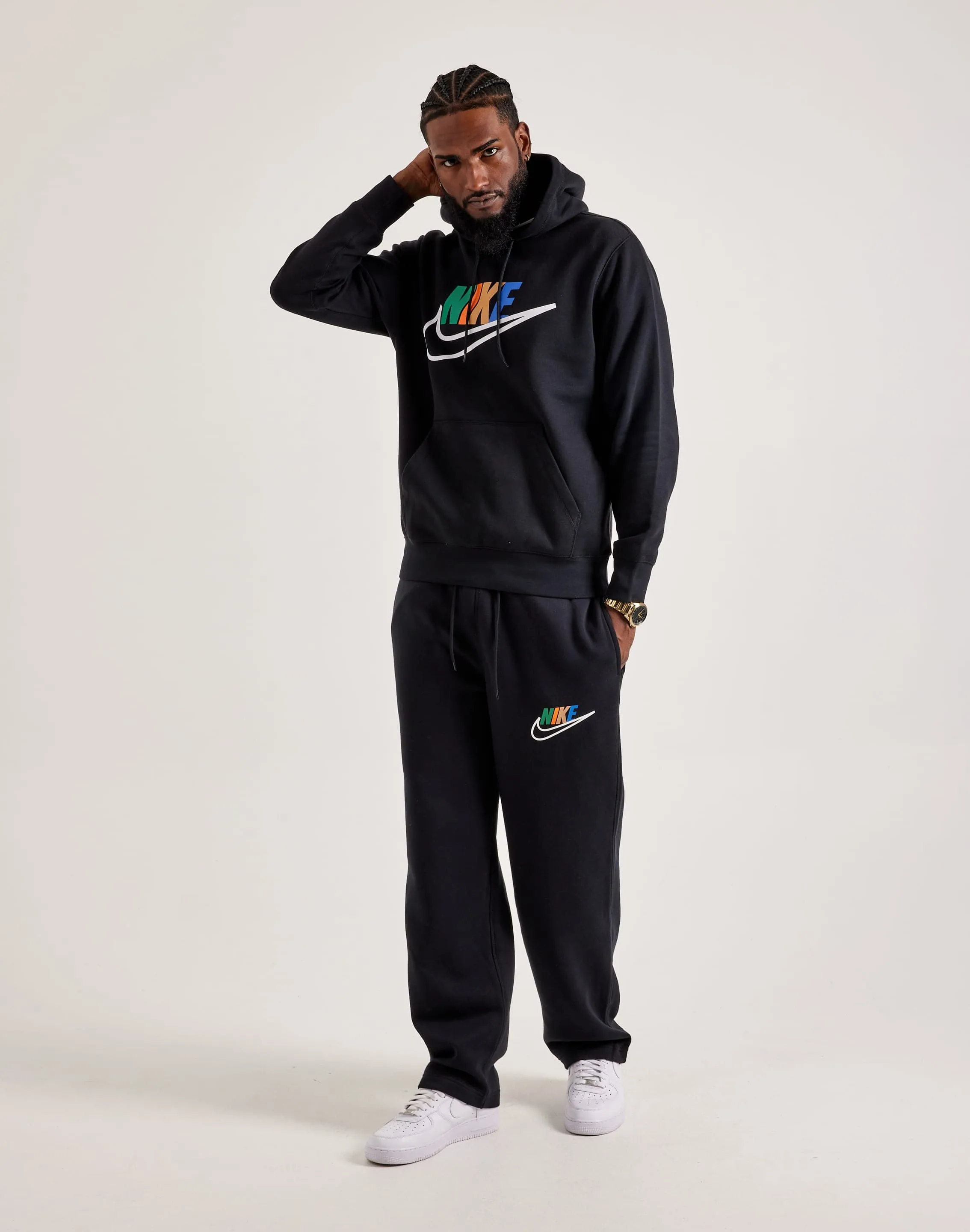 Airflow Mesh Panels Nike Club Fleece Hoodie
