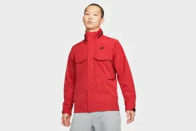 Reinforced Hem Nike Hooded M65 Jacket (University Red/Black/Black)