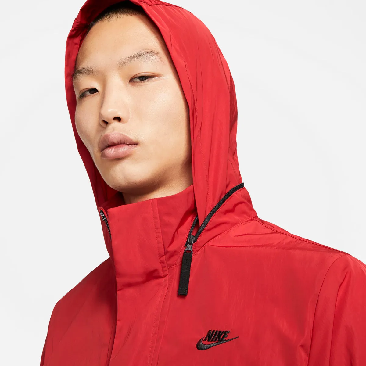 Nike Hooded M65 Jacket (University Red/Black/Black) Cultural Fit
