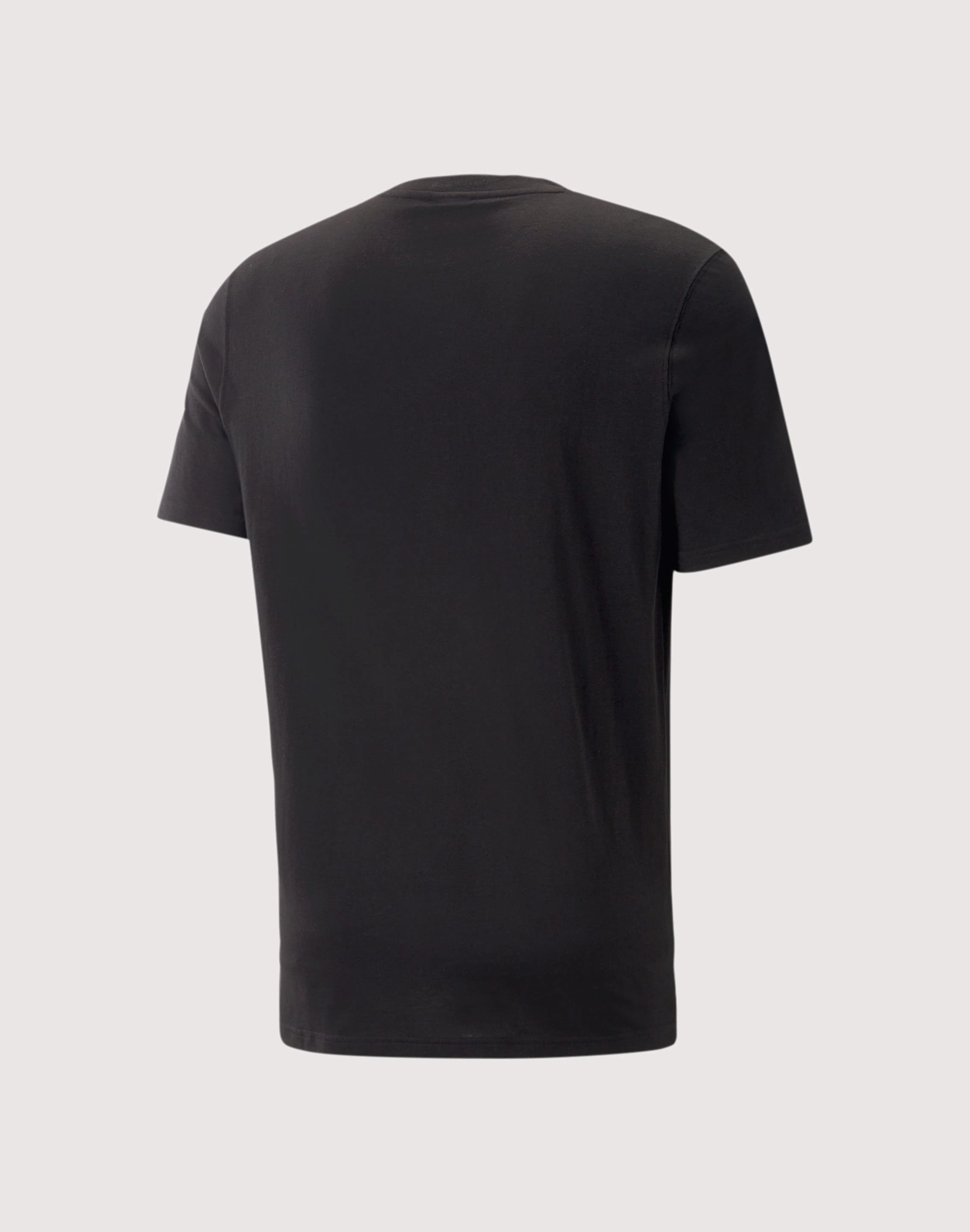 Puma Wavefront Graphic Black Tee CompactKnit Lightweight Fabric