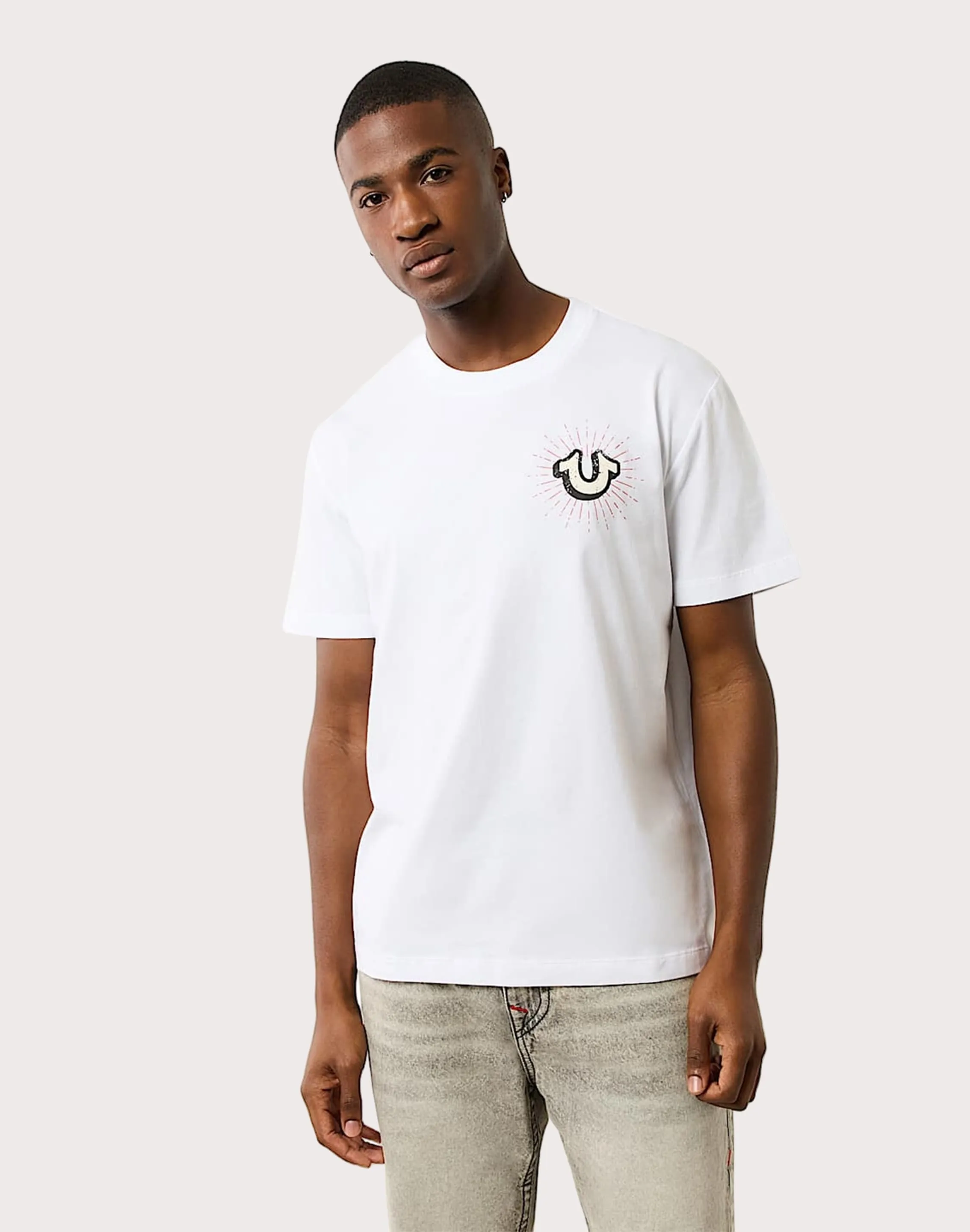 Chic Fit Fur Fit True Religion Shining Crest Tee