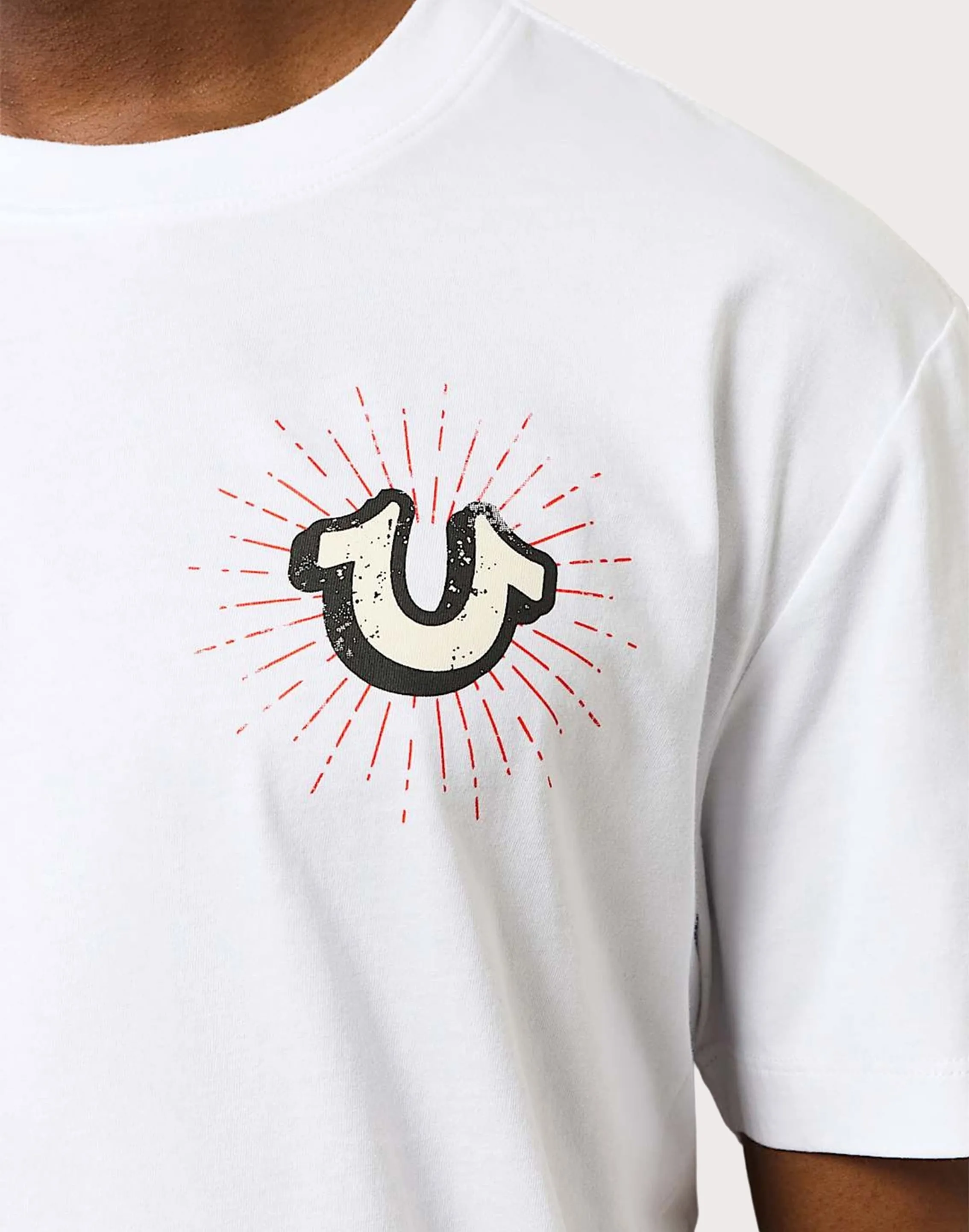 Luxury Touch Snug fit True Religion Shining Crest Tee