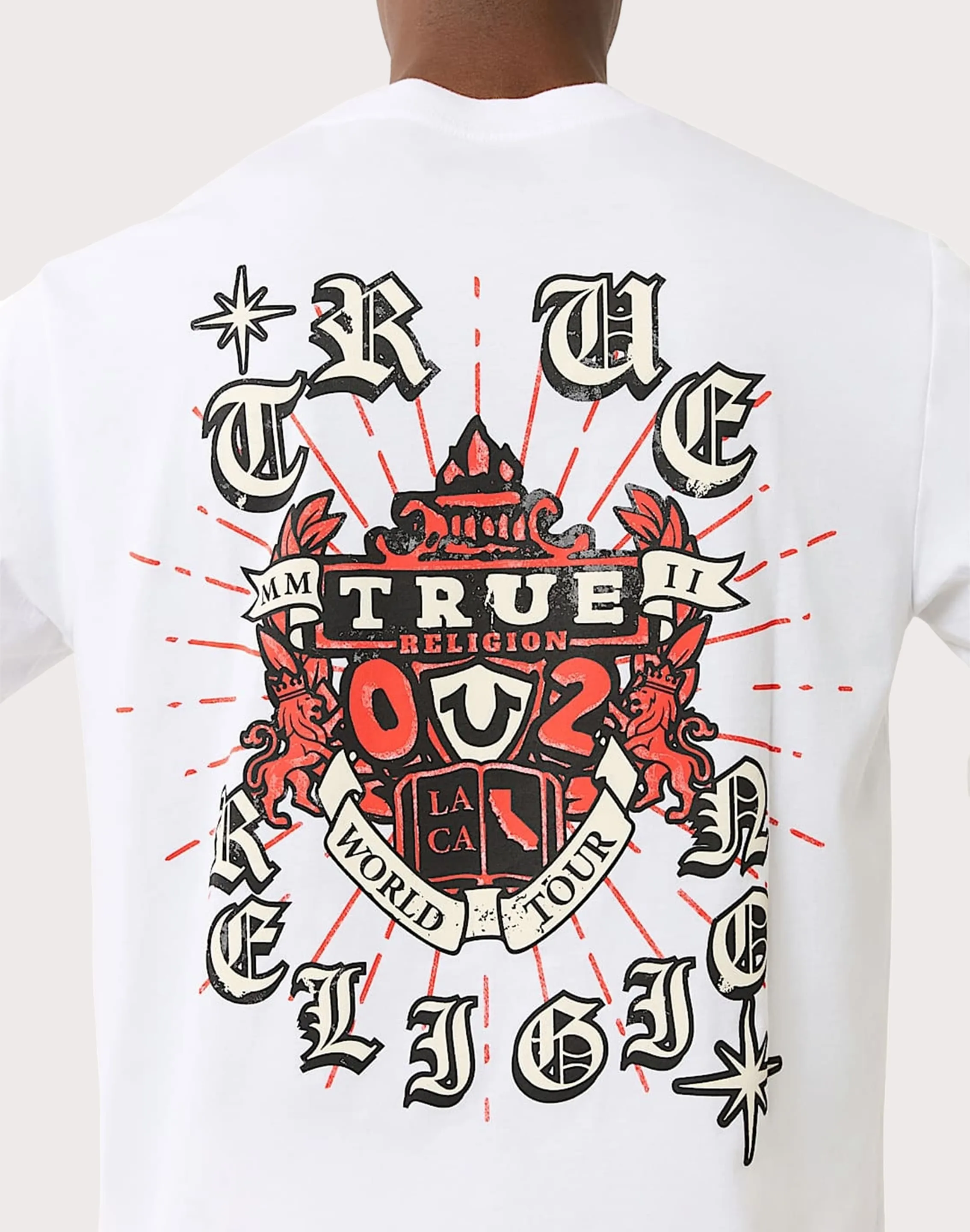 True Religion Shining Crest Tee Utility Mode