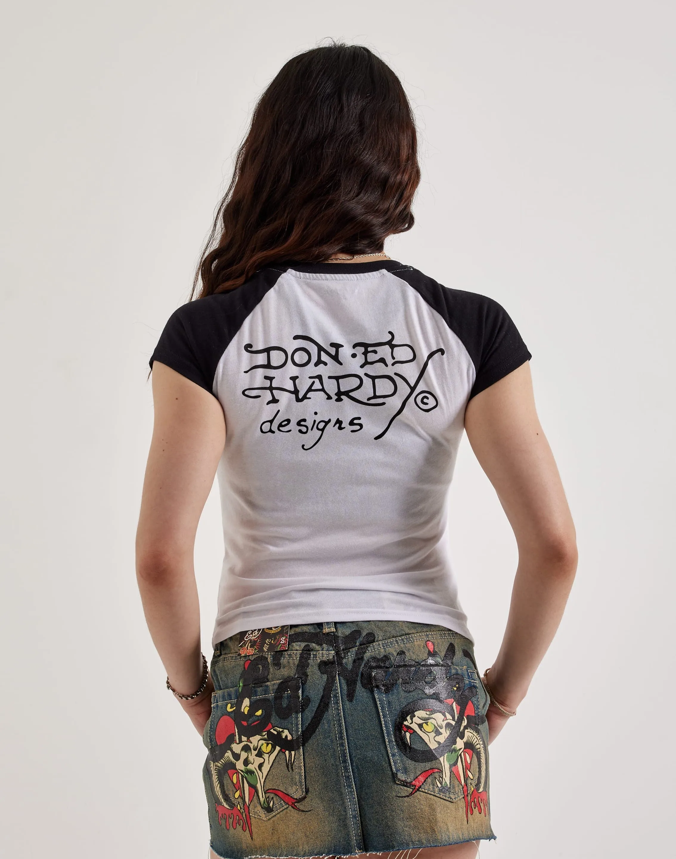 ReinforcedStitching Ed Hardy Heart Wings Raglan Tee