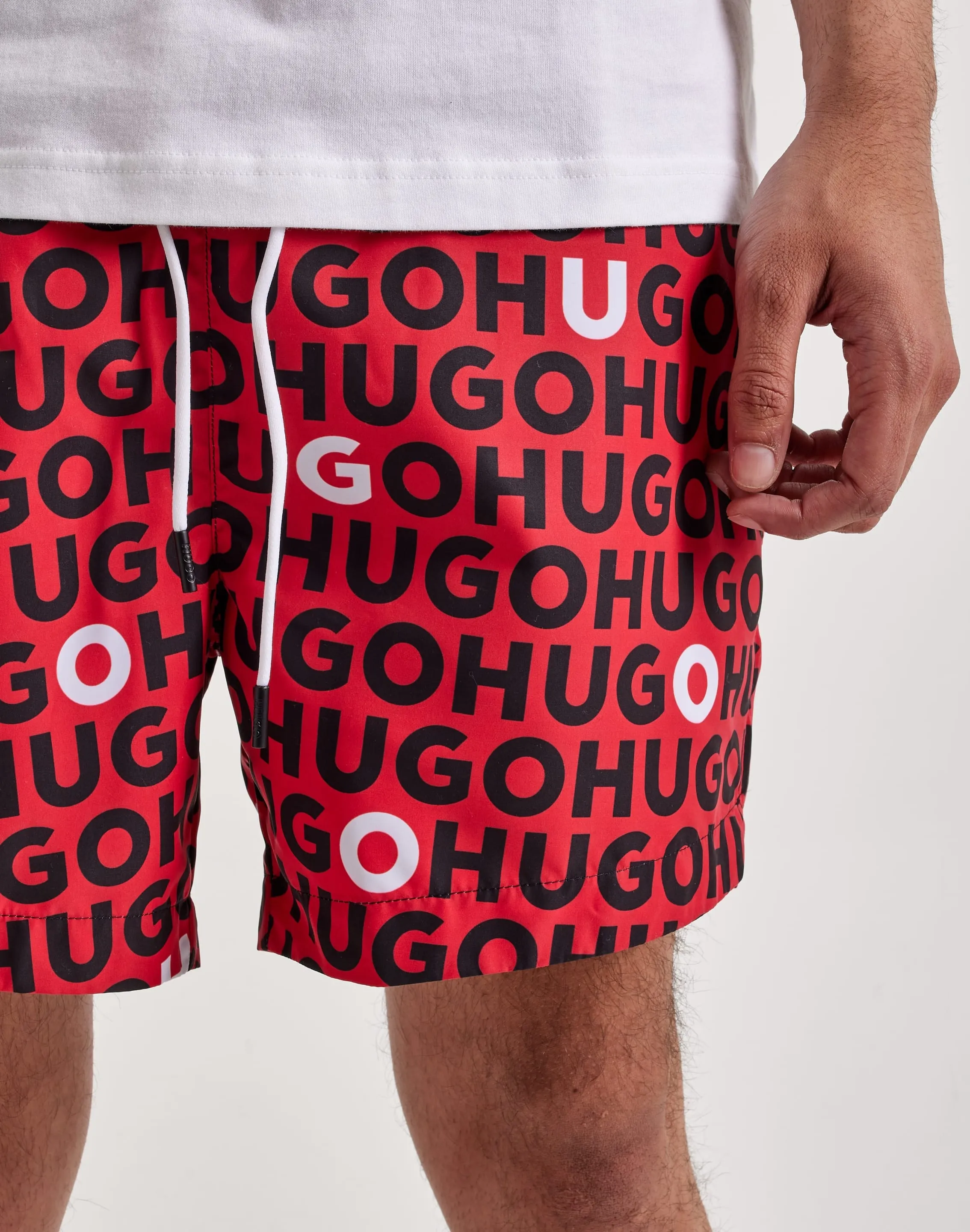WrinkleFreeFabric Hugo Tortuga Swim Shorts