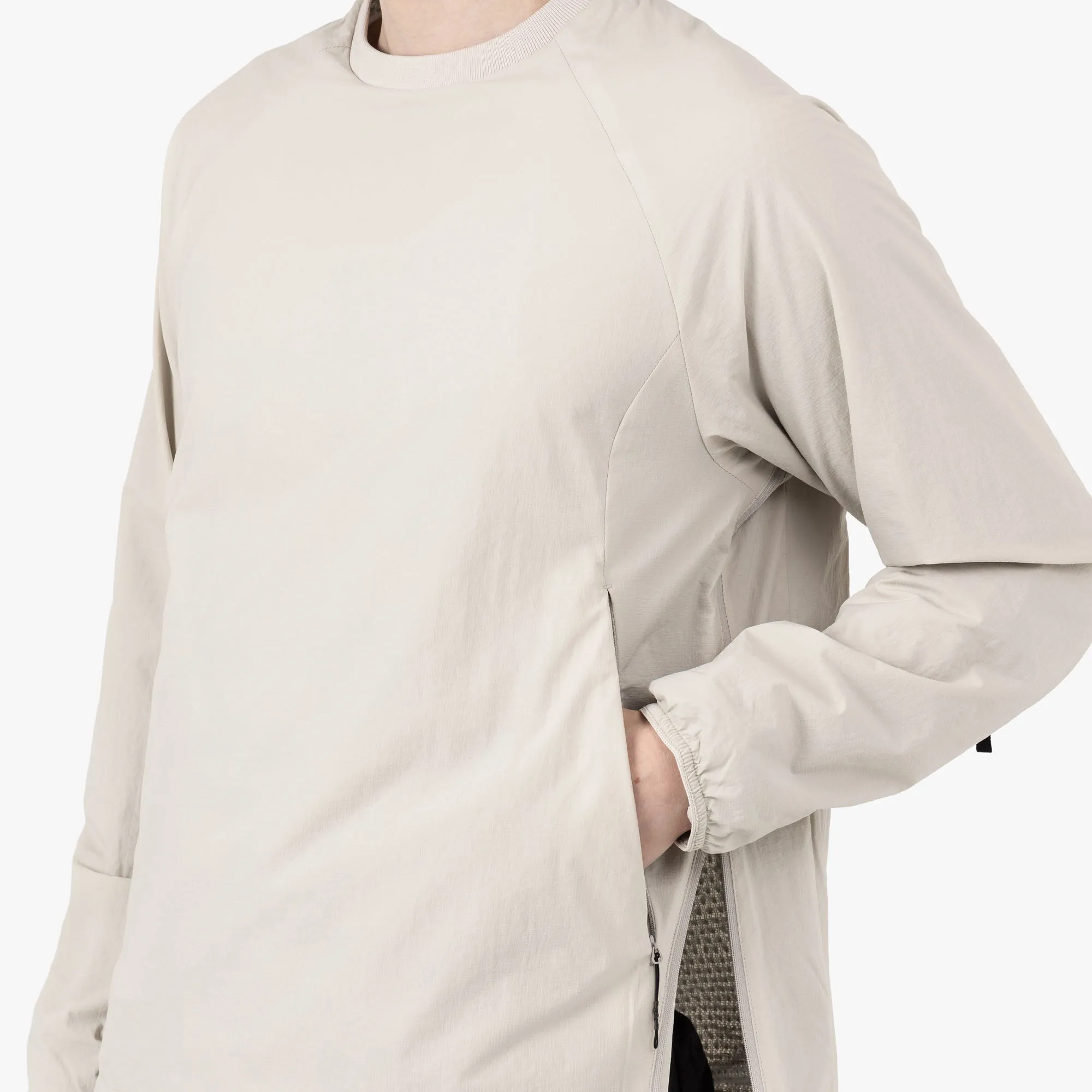 Evening Chill Piece Snow Peak Breathable Insulated Pullover / Ivory