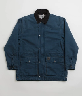 Carhartt OG Santa Fe Coat - Deep Lagoon / Black Stone Practical Wear