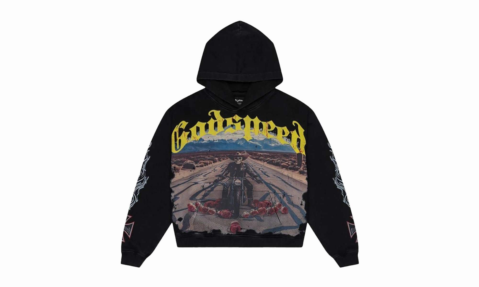 Game Day Long Lonely Road Hoodie "Black Wash"