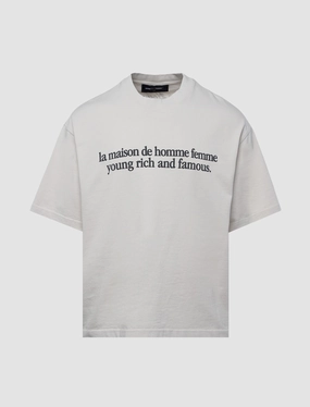 Anti Pill Surface Adaptive Temperature Control DESTROYED MAISON TEE