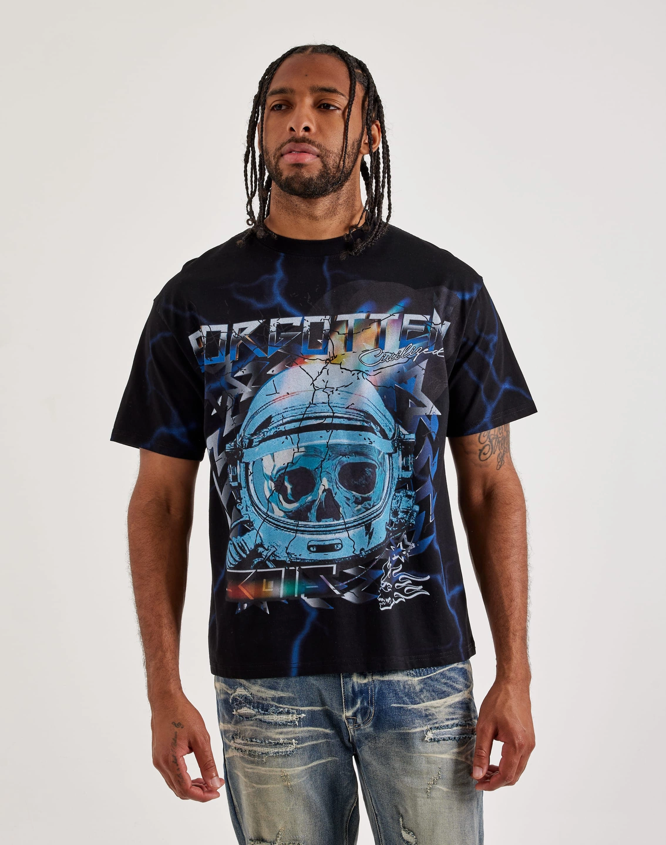 FlatlockSeaming Raw Linen Civilized Forgotten Tee