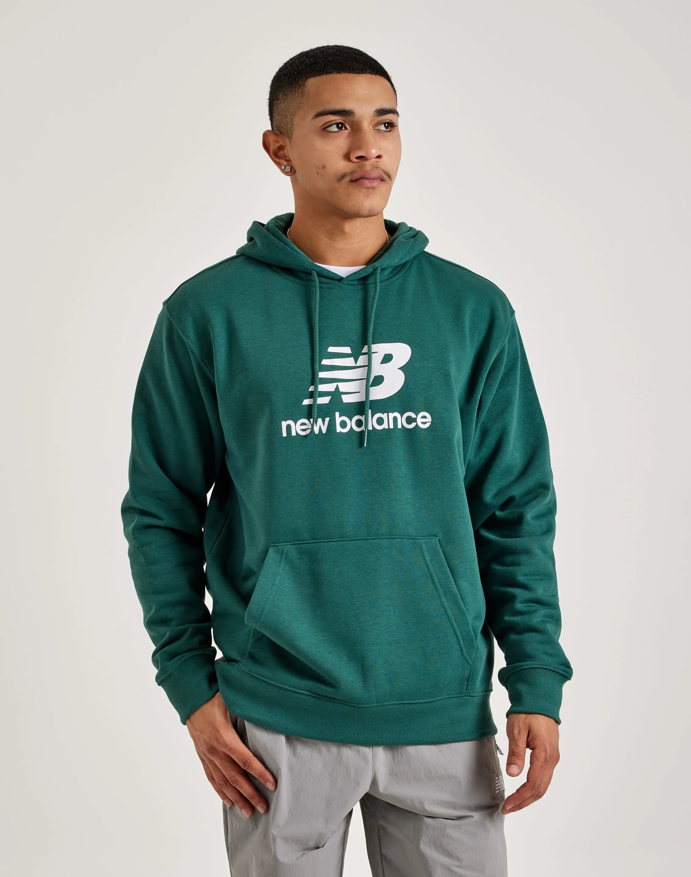 Glitter Fit Windproof Fabric New Balance Sport Essentials French Terry Logo Hoodie