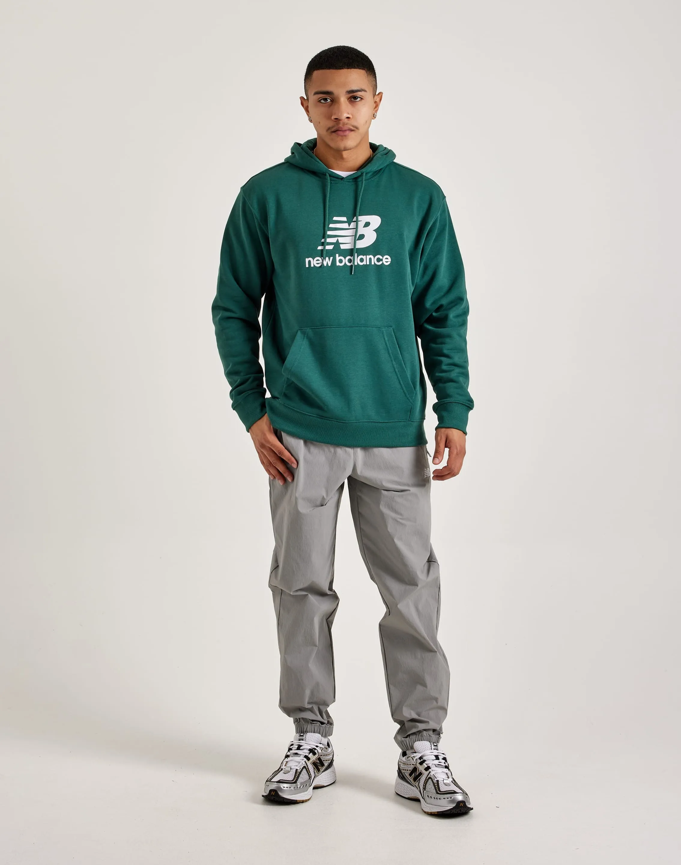 OdorResistant Coating New Balance Sport Essentials French Terry Logo Hoodie