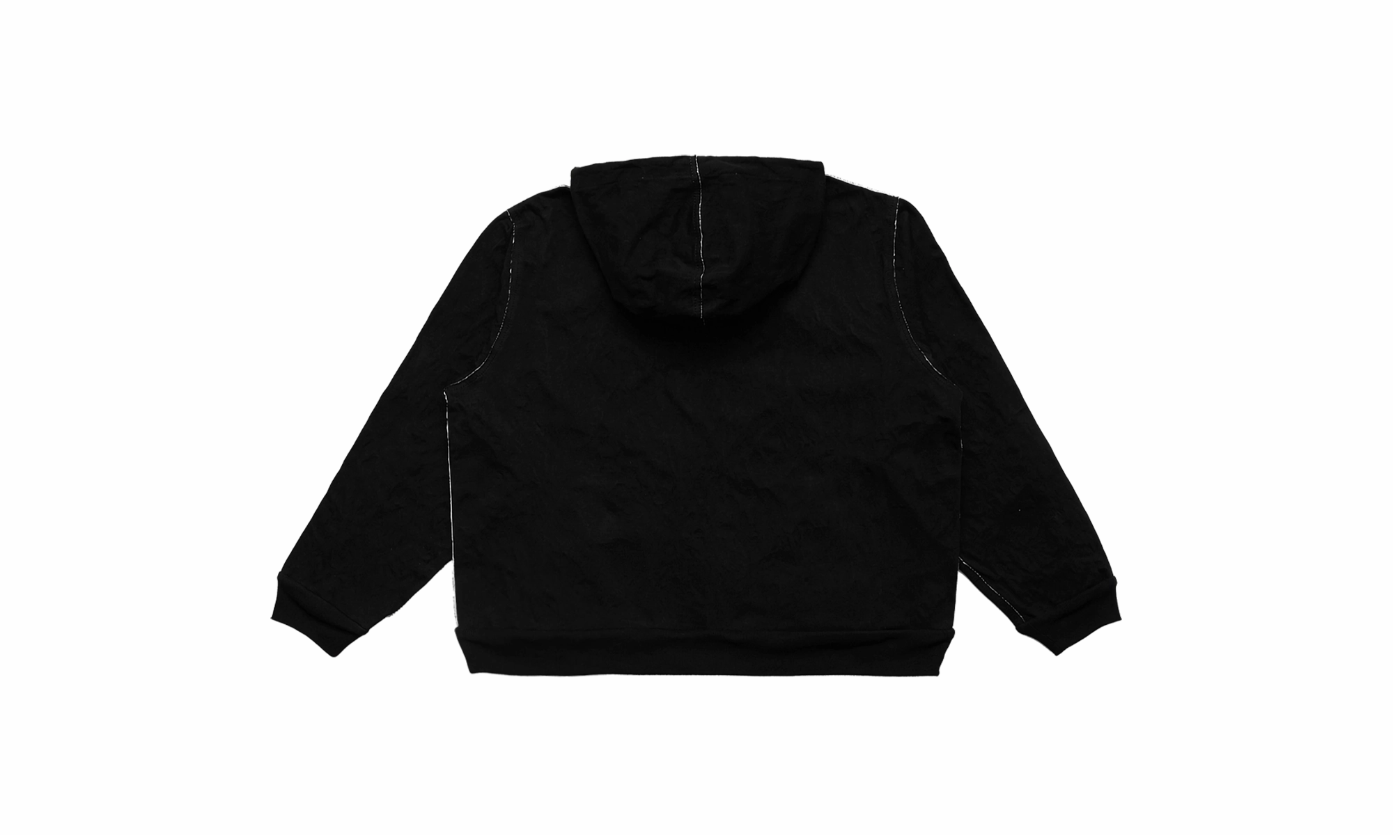 Molded Wrapped Hoodie "Black"