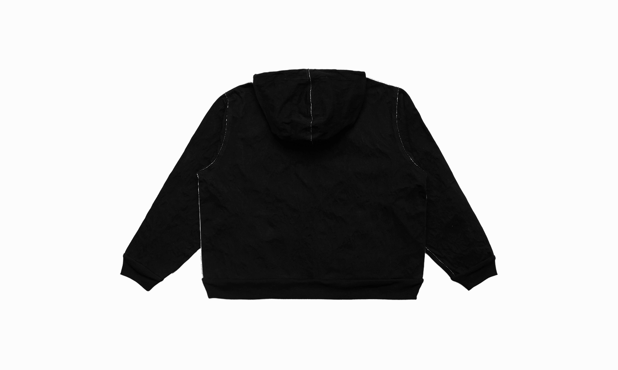 Molded Wrapped Hoodie "Black"