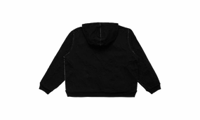 Molded Wrapped Hoodie "Black"
