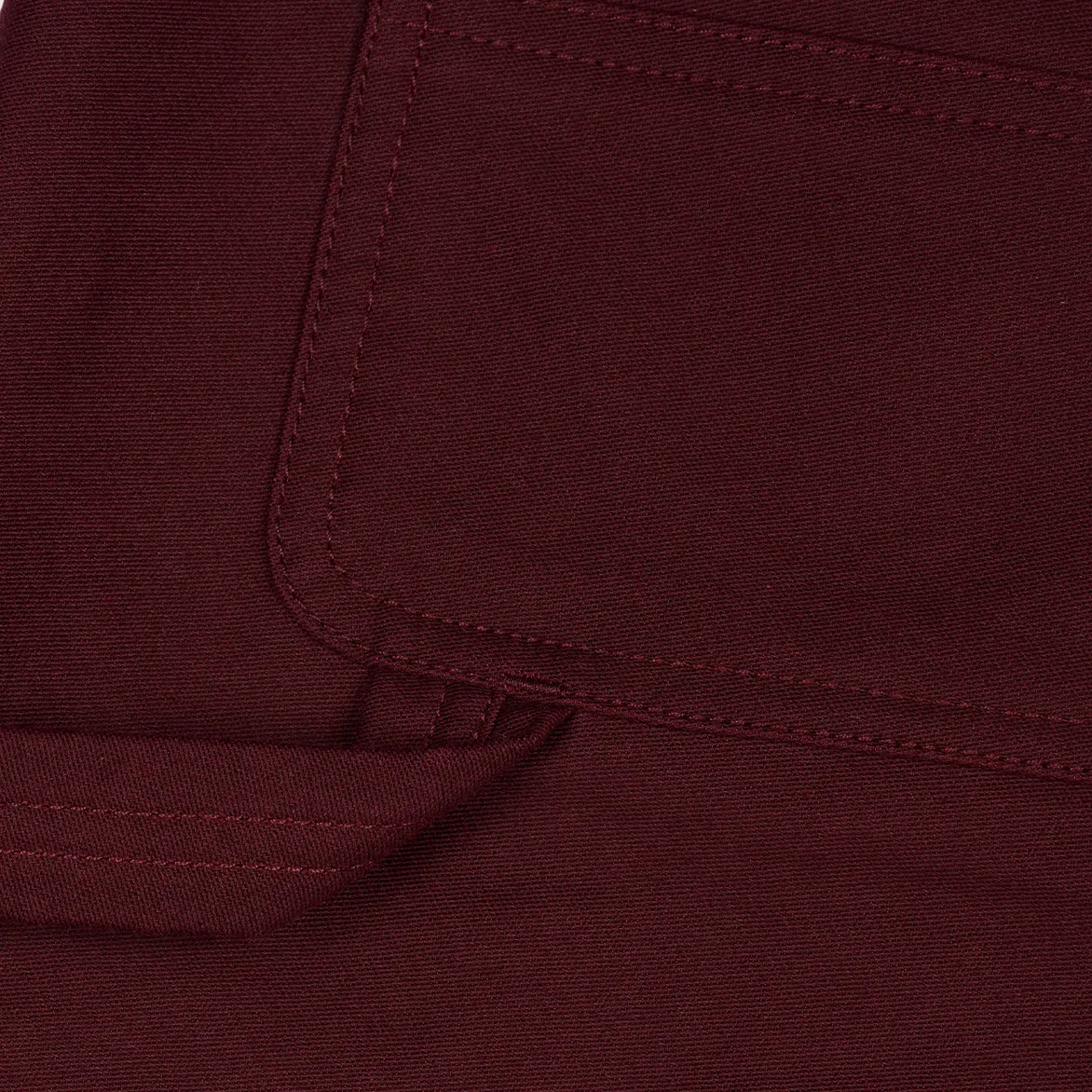 DoubleStitchedEdges MOLESKIN DOUBLE KNEE PANT - BURGUNDY