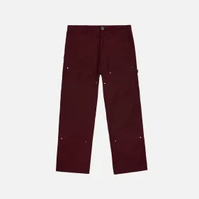Utility Mode MOLESKIN DOUBLE KNEE PANT - BURGUNDY