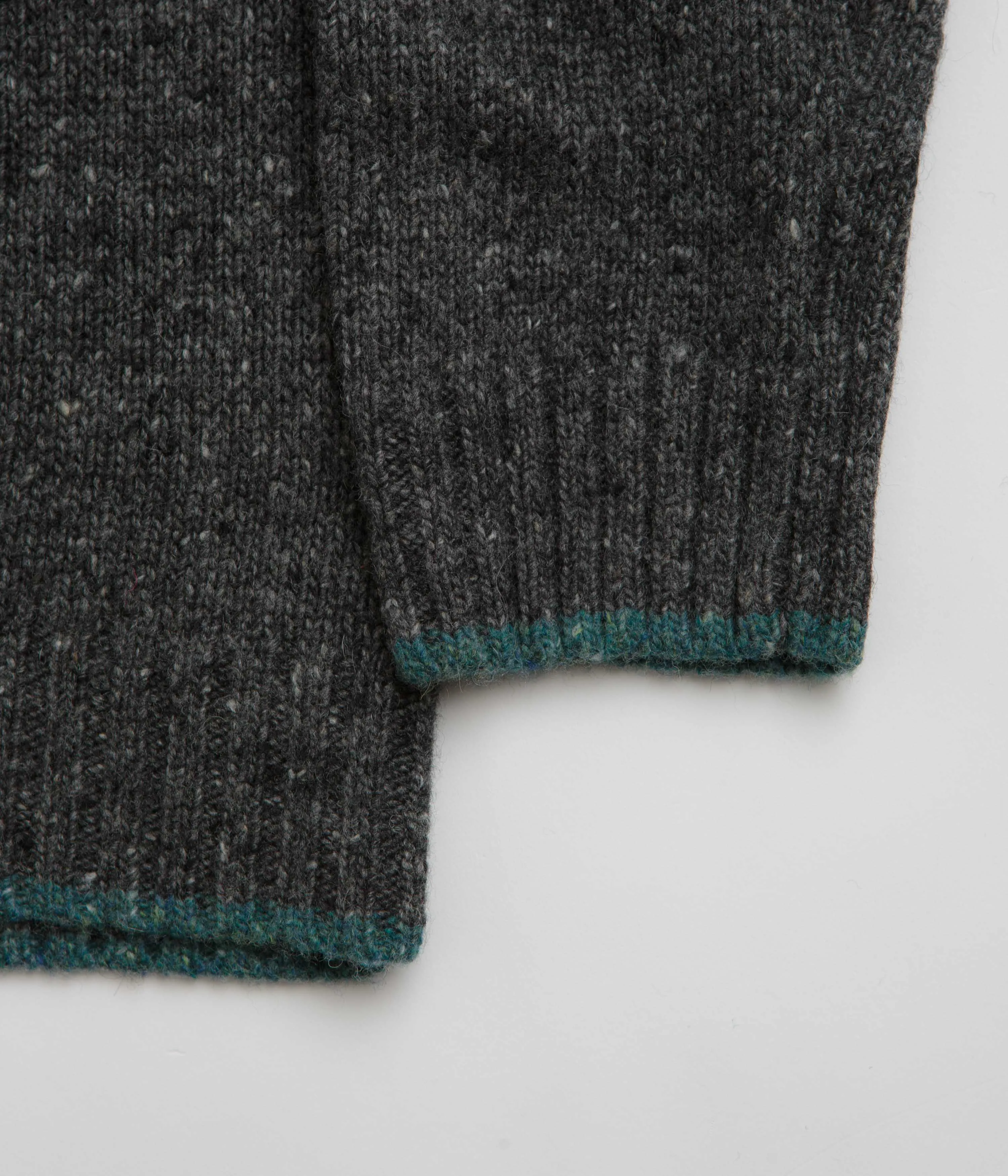 Urban Casual Cycling wear Mollusk Cambridge Sweatshirt - Charcoal Tipped