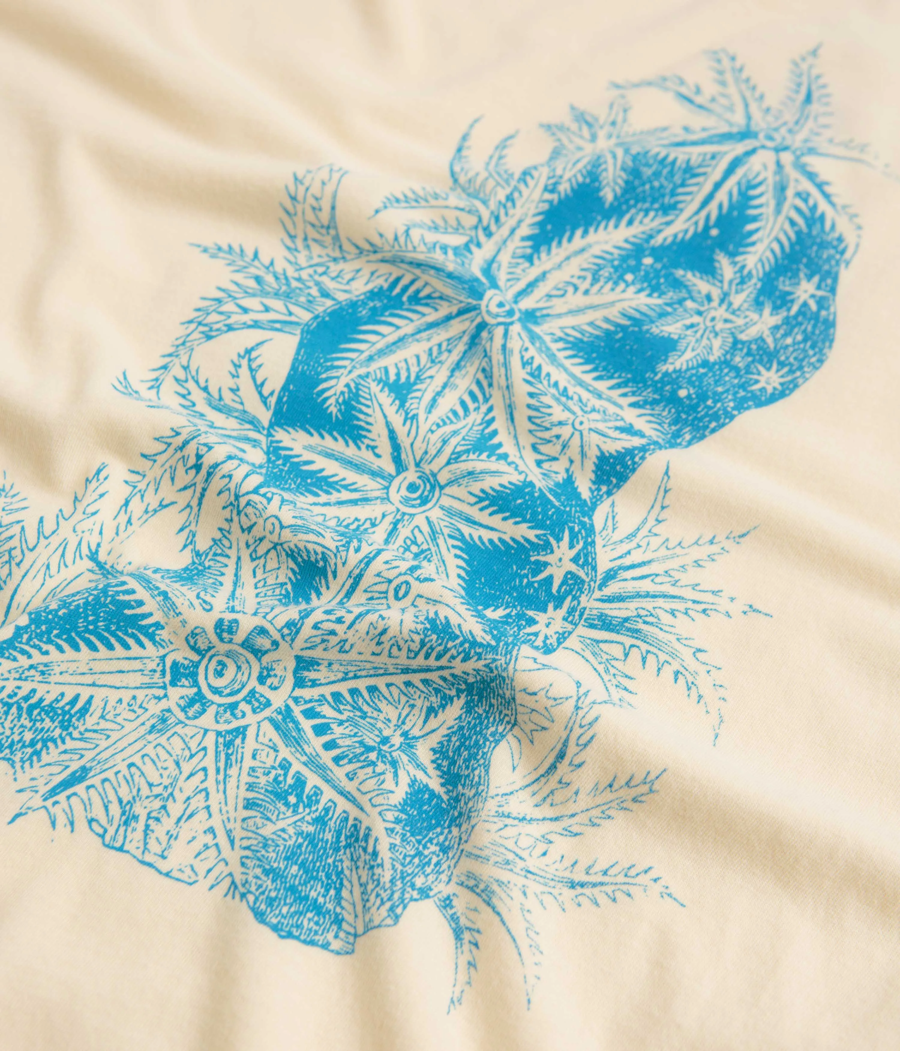 bold hem snap Mollusk Deep Sea T-Shirt - Super Natural