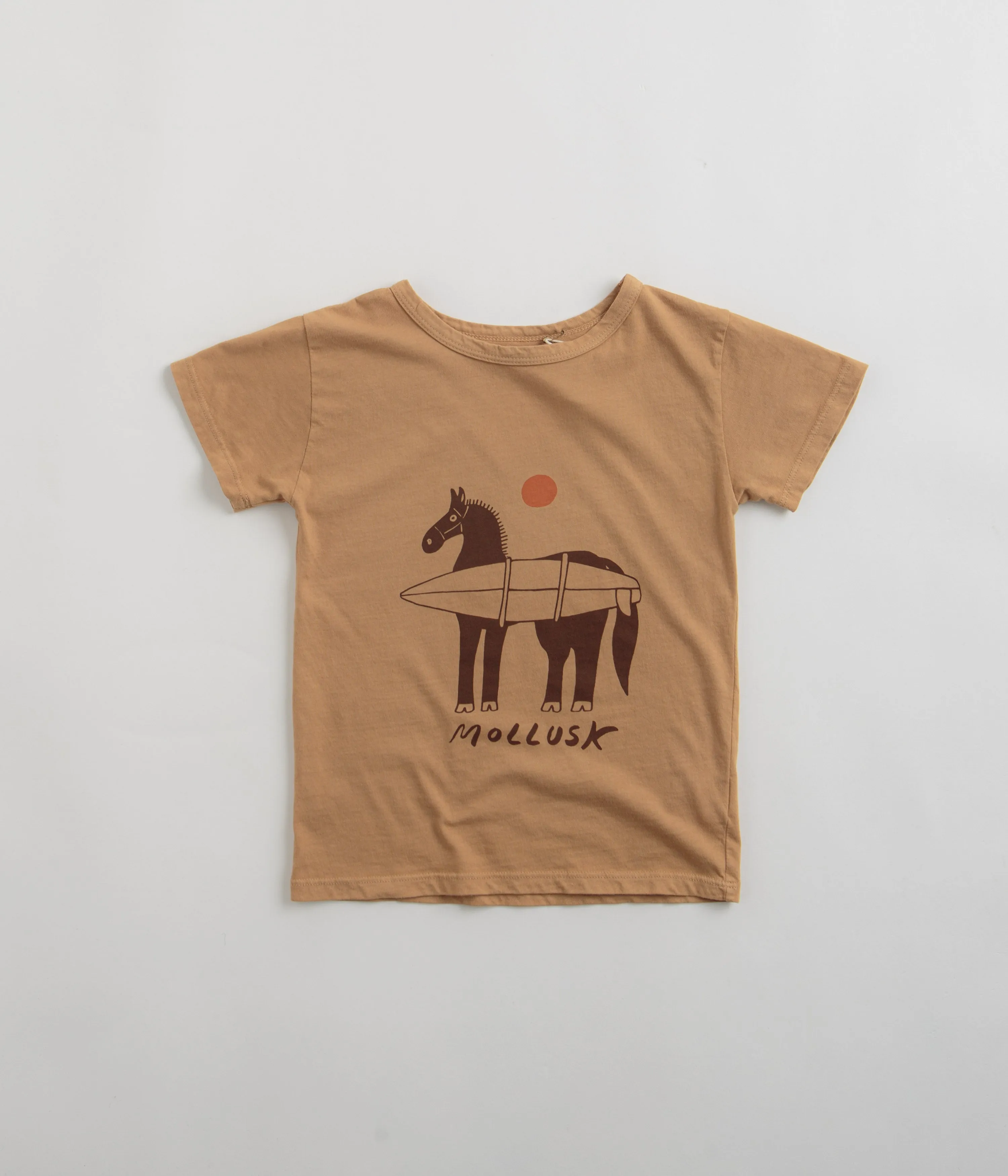 Mollusk Kids Grazer T-Shirt - Tan Earth aquarium venue