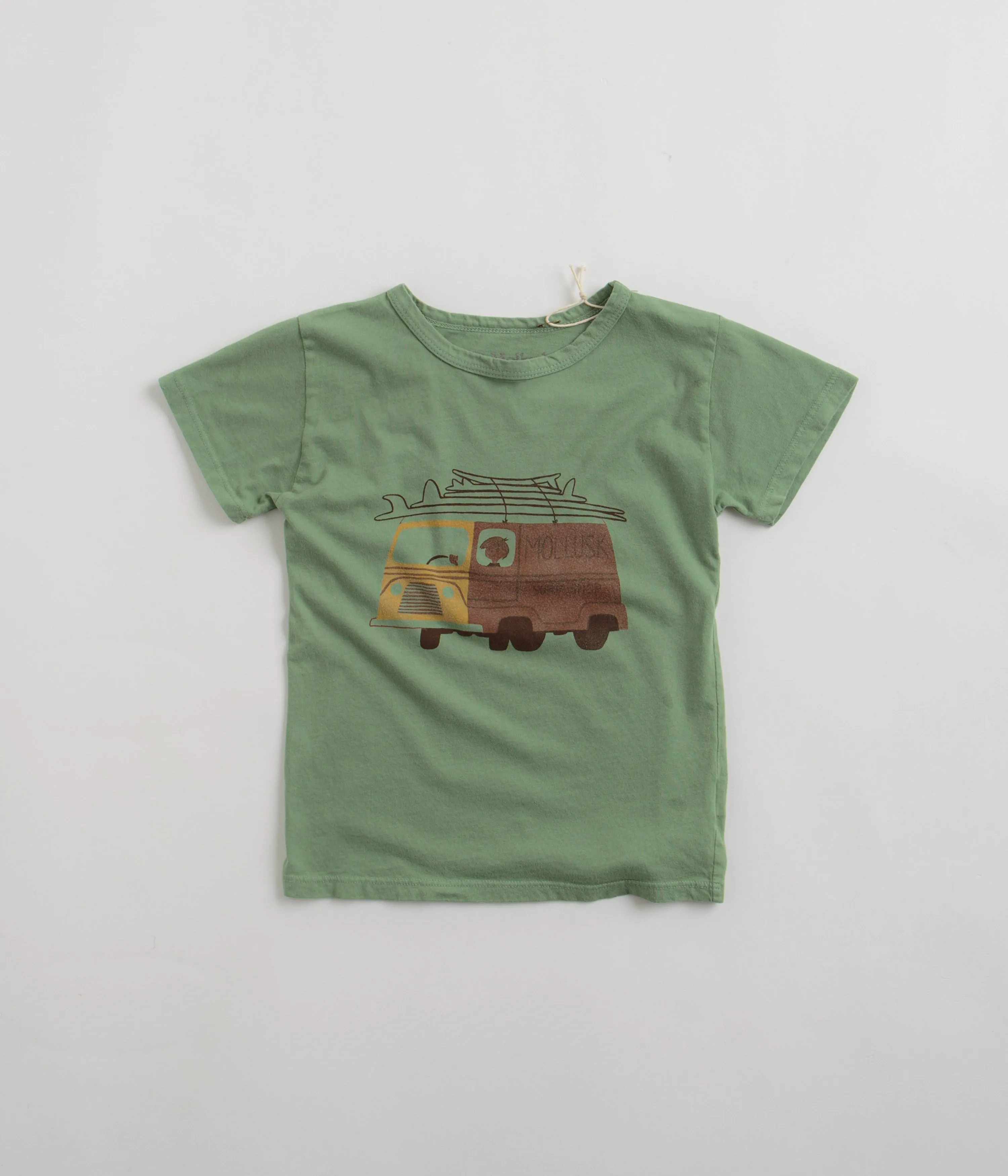 Mollusk Kids Van T-Shirt - Trinity Green Plus Size