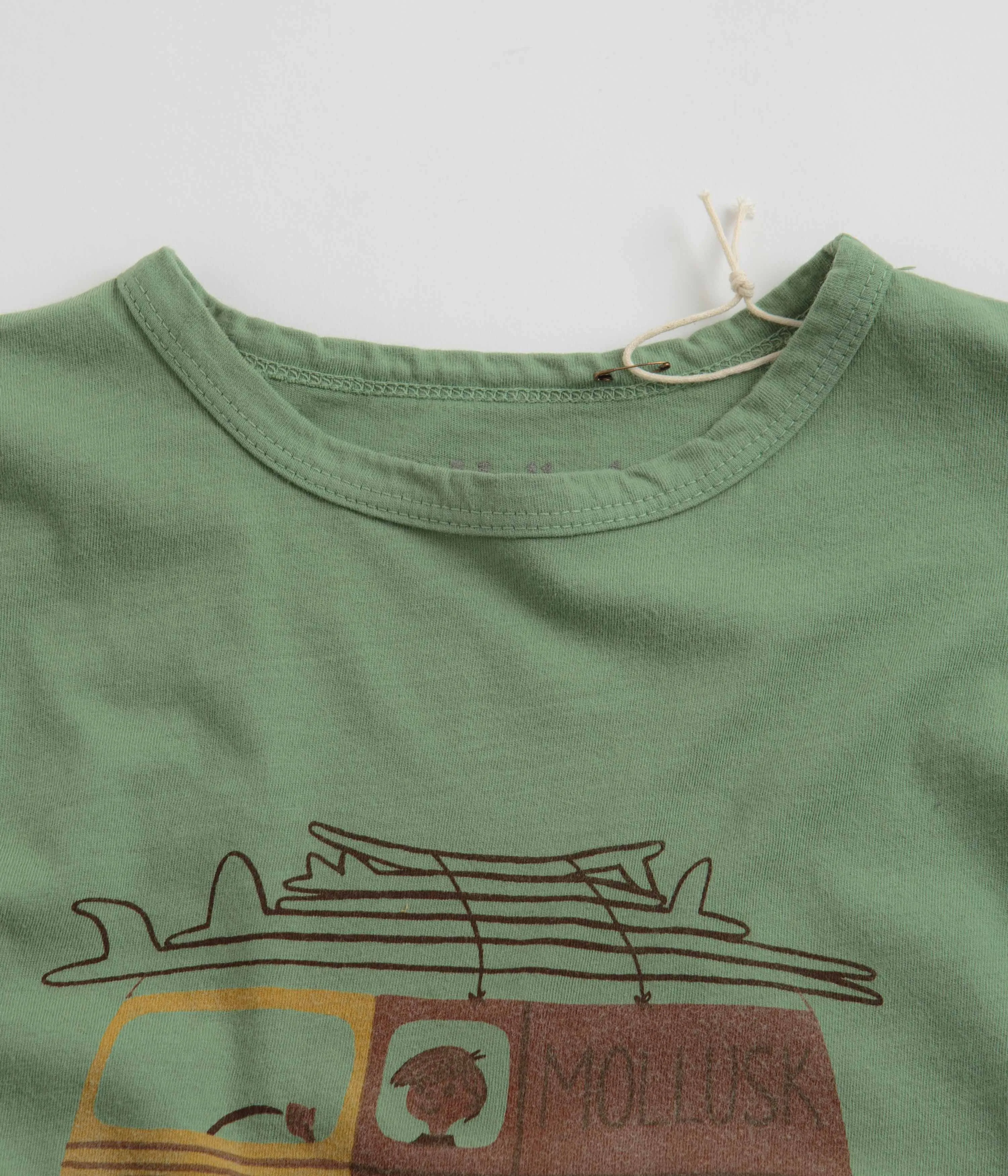 Mollusk Kids Van T-Shirt - Trinity Green top Ankle length