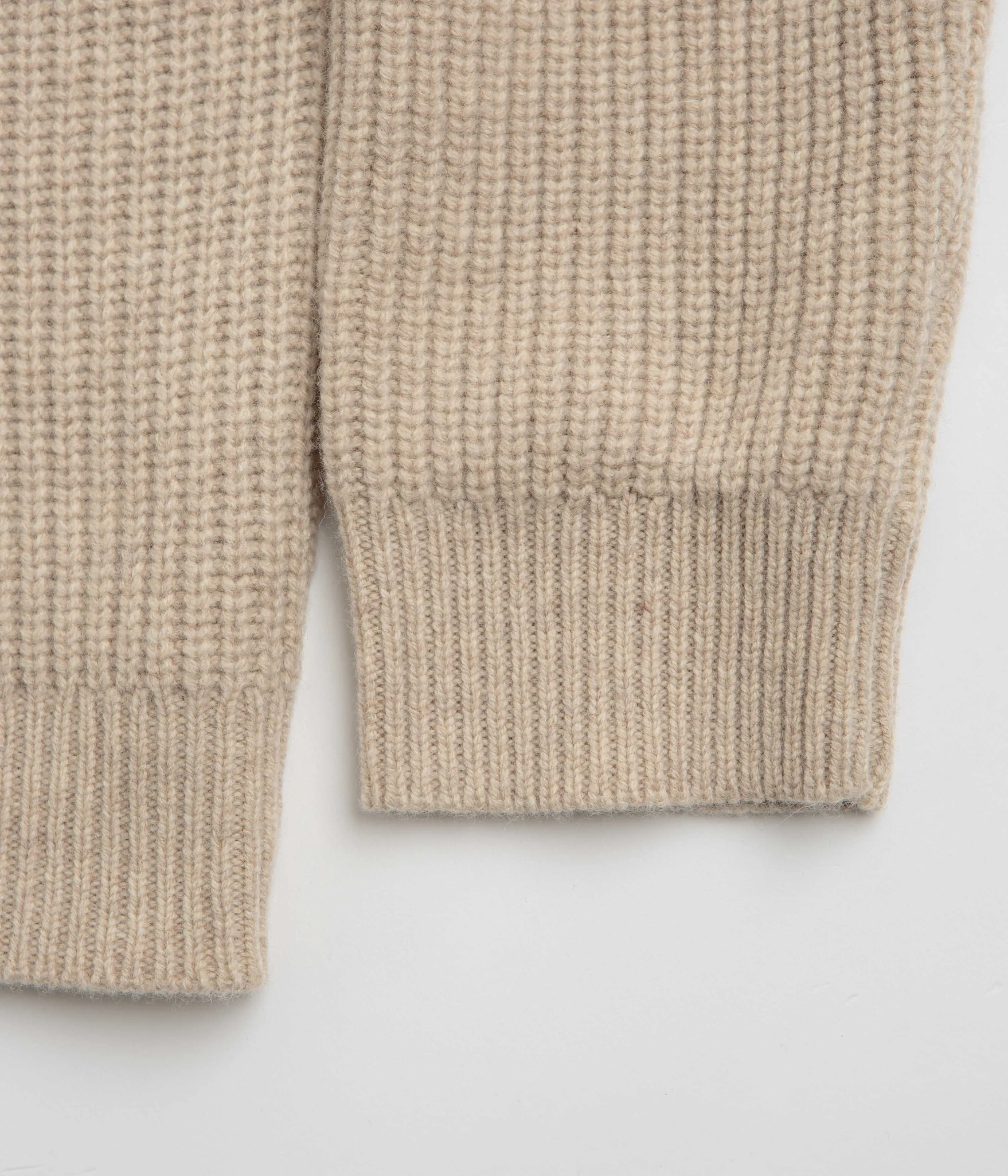 Color fastness Mollusk Merino Crewneck Sweatshirt - Linen