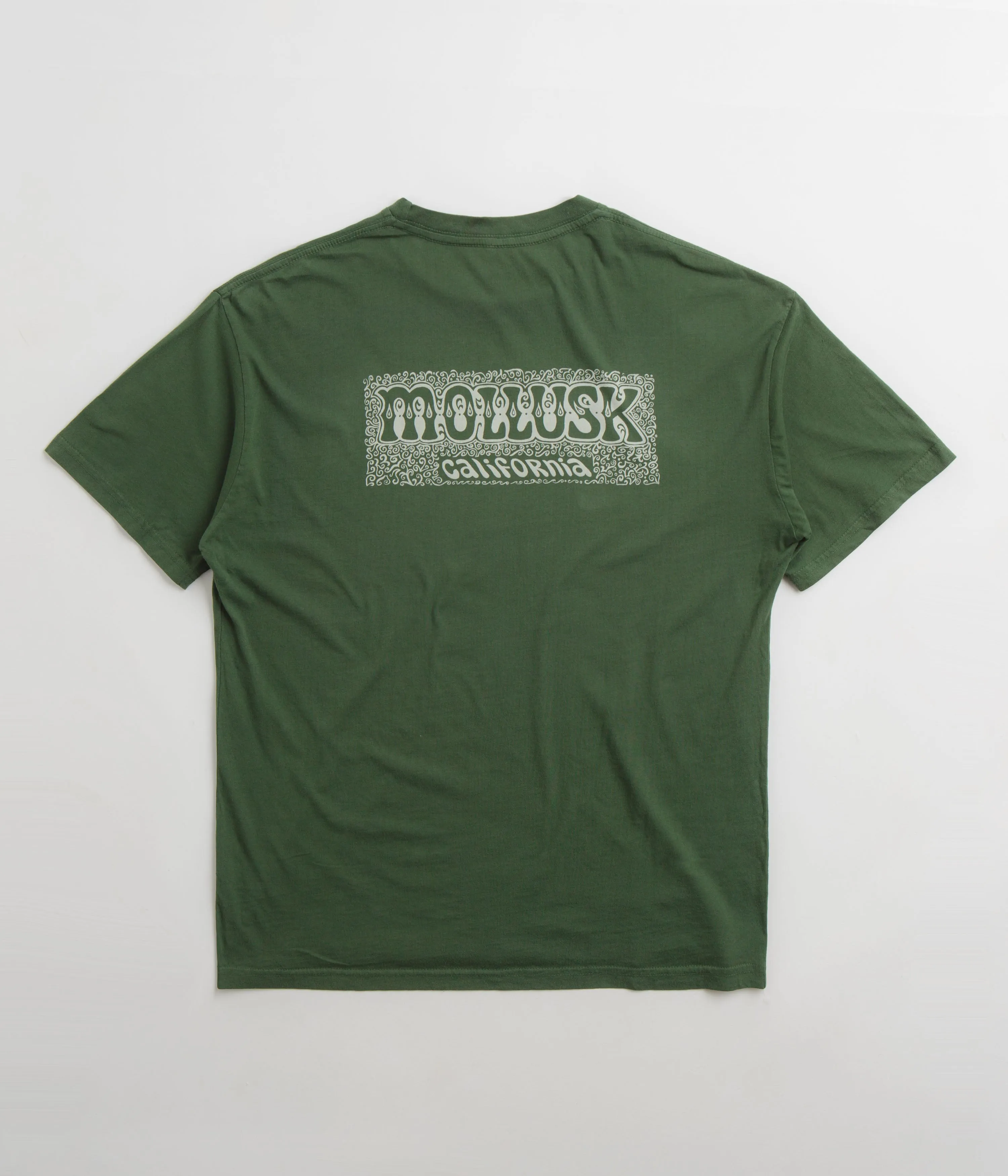 nursing clothes quick dry Mollusk Poppies T-Shirt - Schoolhouse Green