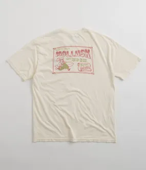 Button Closure Mollusk Pretty Fresh T-Shirt - Antique White