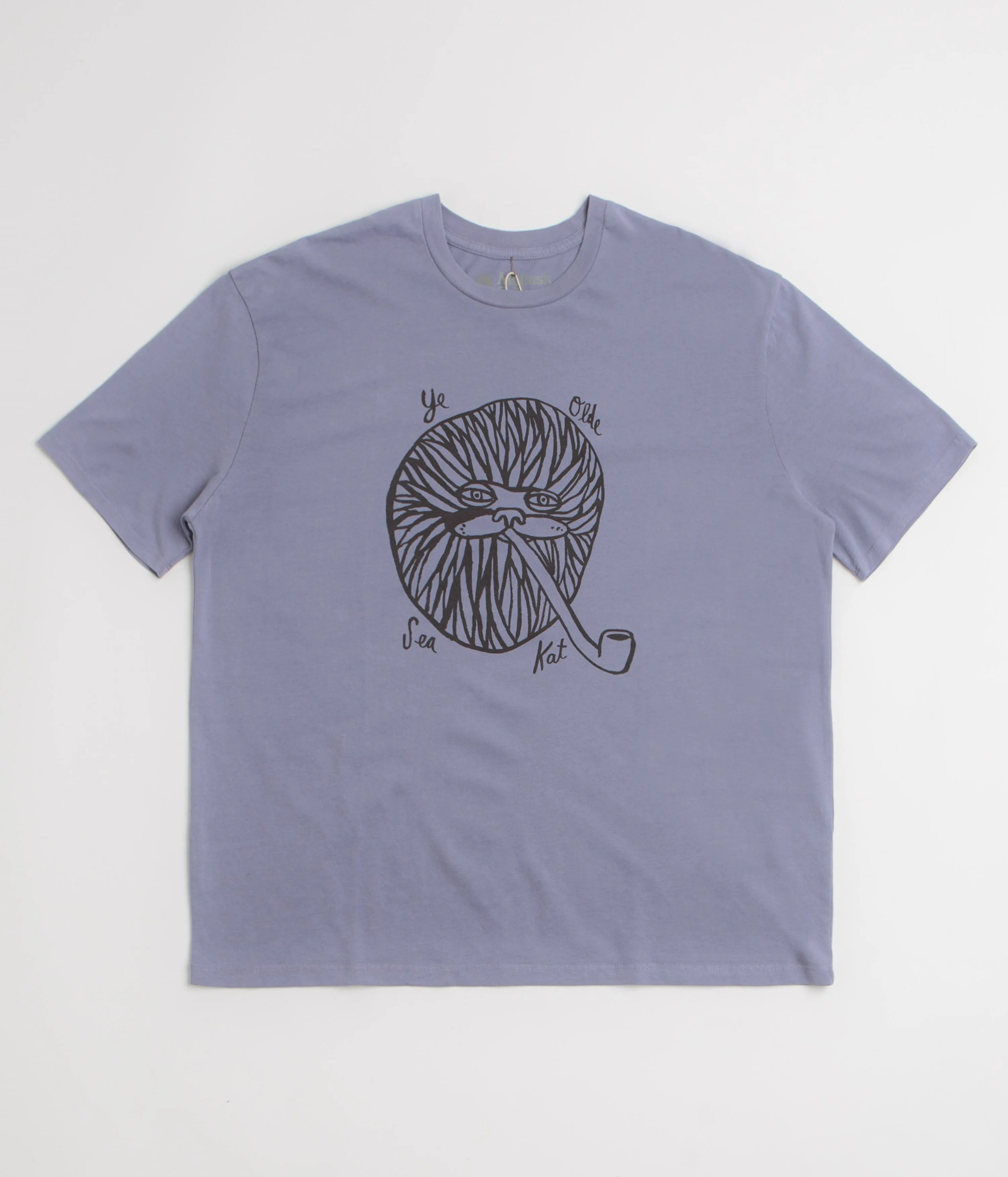 art gallery event Mollusk Sea Kat T-Shirt - Lavender Blue