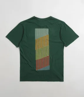 travel clothes Patterned Design Mollusk Spectrum T-Shirt - Pinyon Green