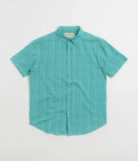 Mollusk Summer Shirt - Cyan Windowpane Hypoallergenic Lining