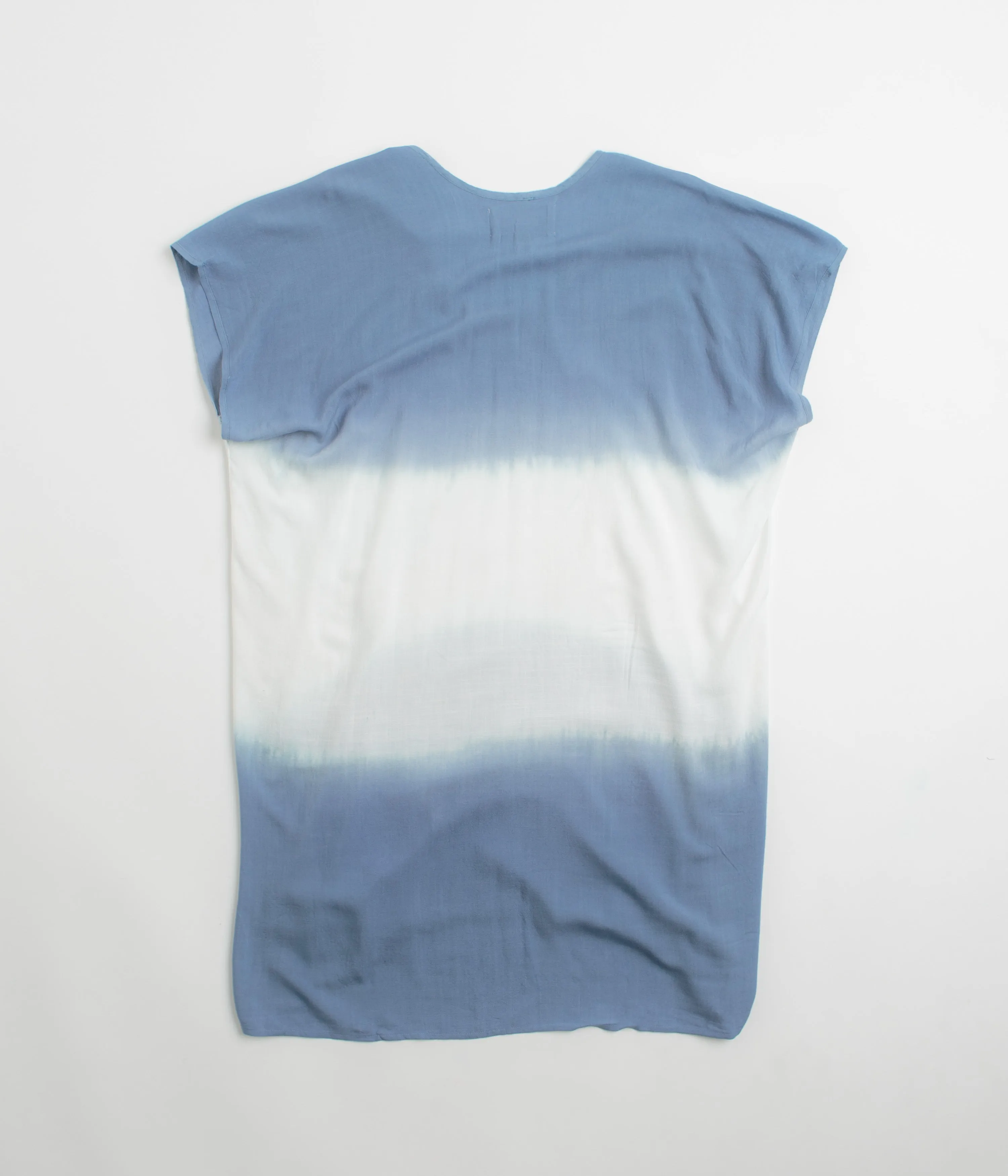 Versatile use Mollusk Womens Sol Kaftan Shirt - Indigo Dip-Dye
