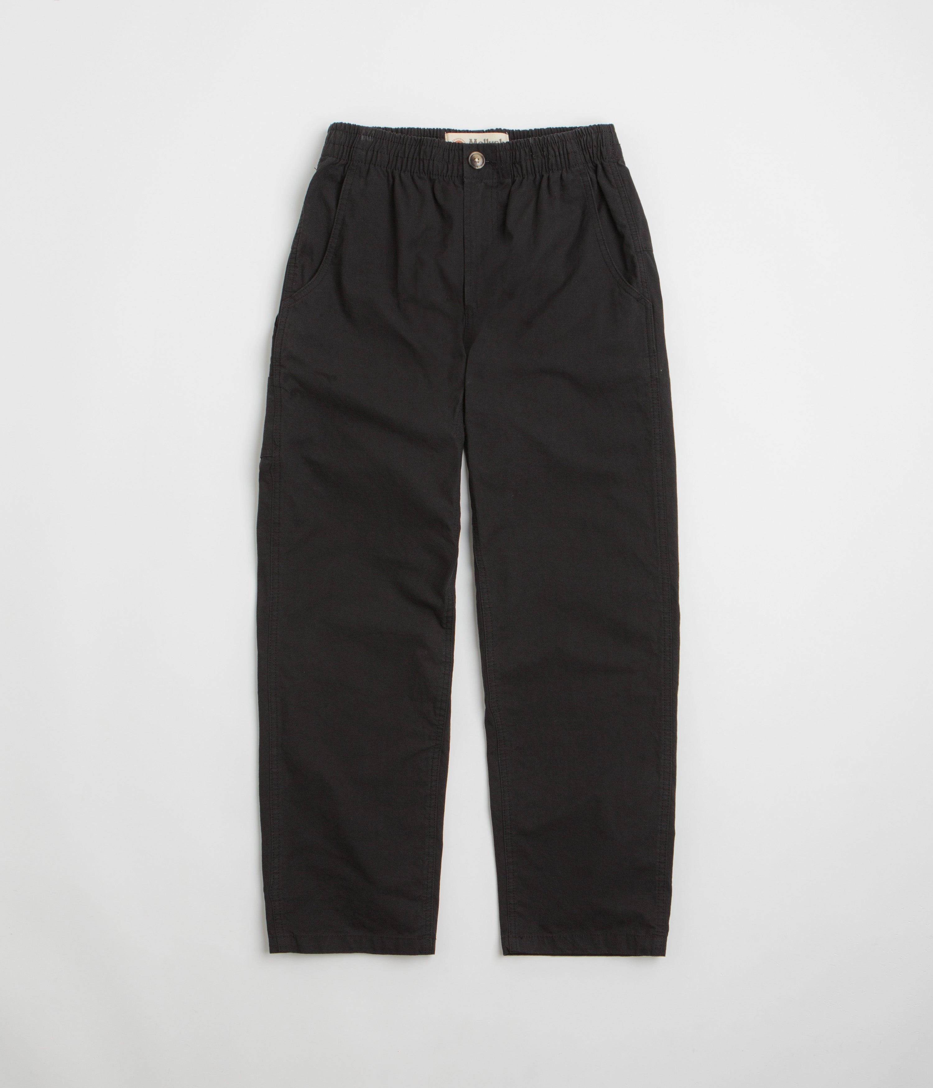 Laser Cut Perforations Minimal Edge Mollusk Pinnacle Pants - Black