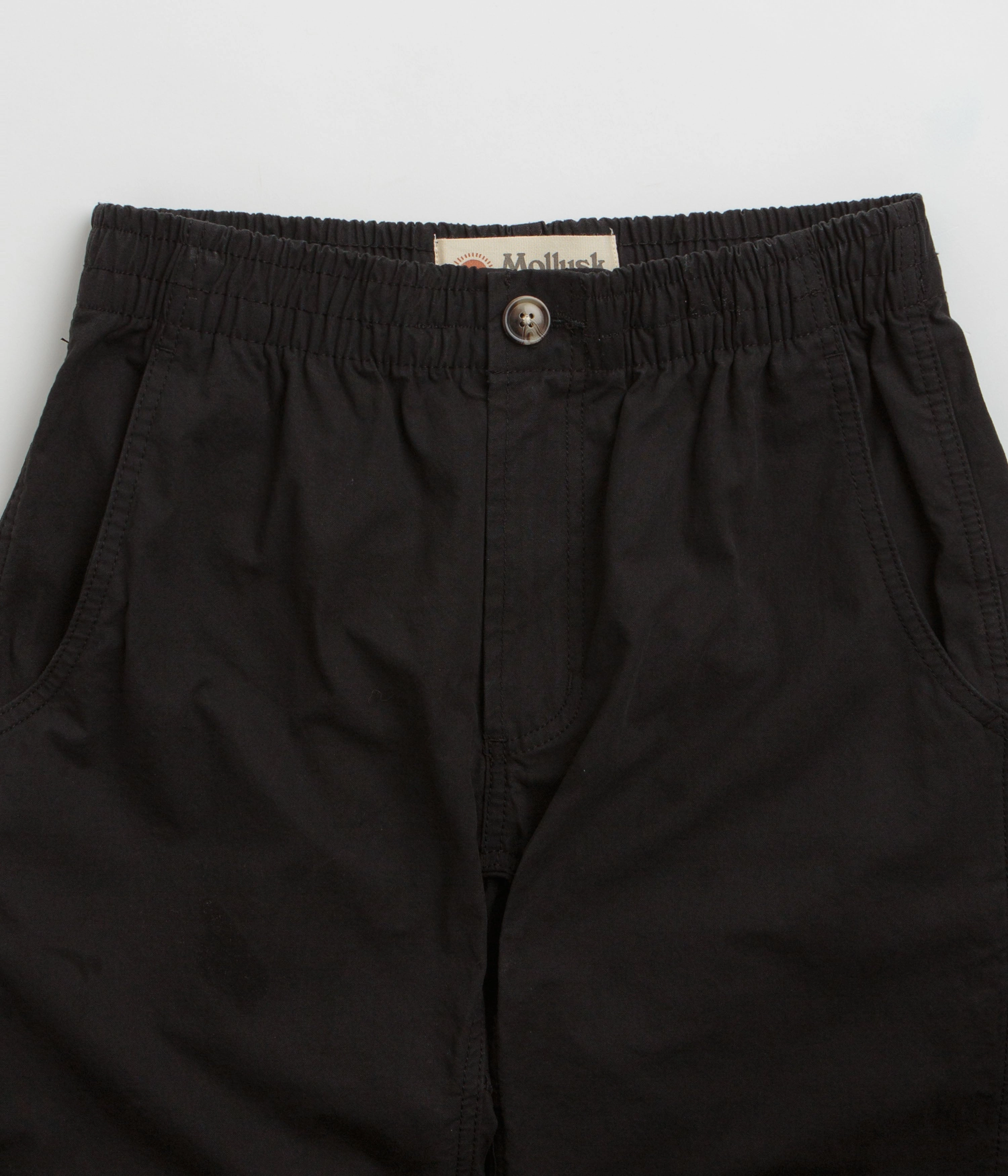 Mollusk Pinnacle Pants - Black Recycled Polyester Blend Simple Comfort