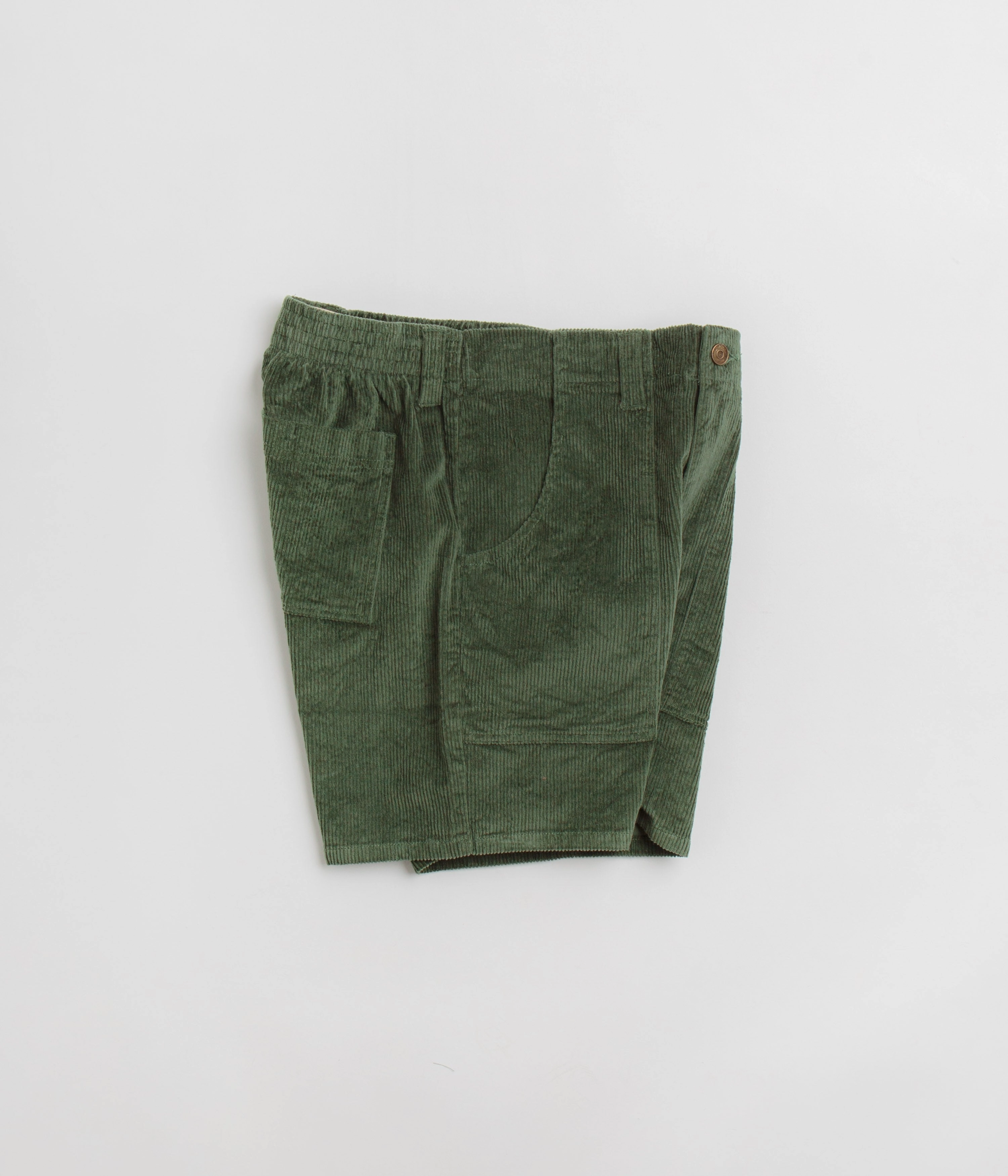 Gusseted Crotch Design Mollusk Shroom Shorts - Rover Green
