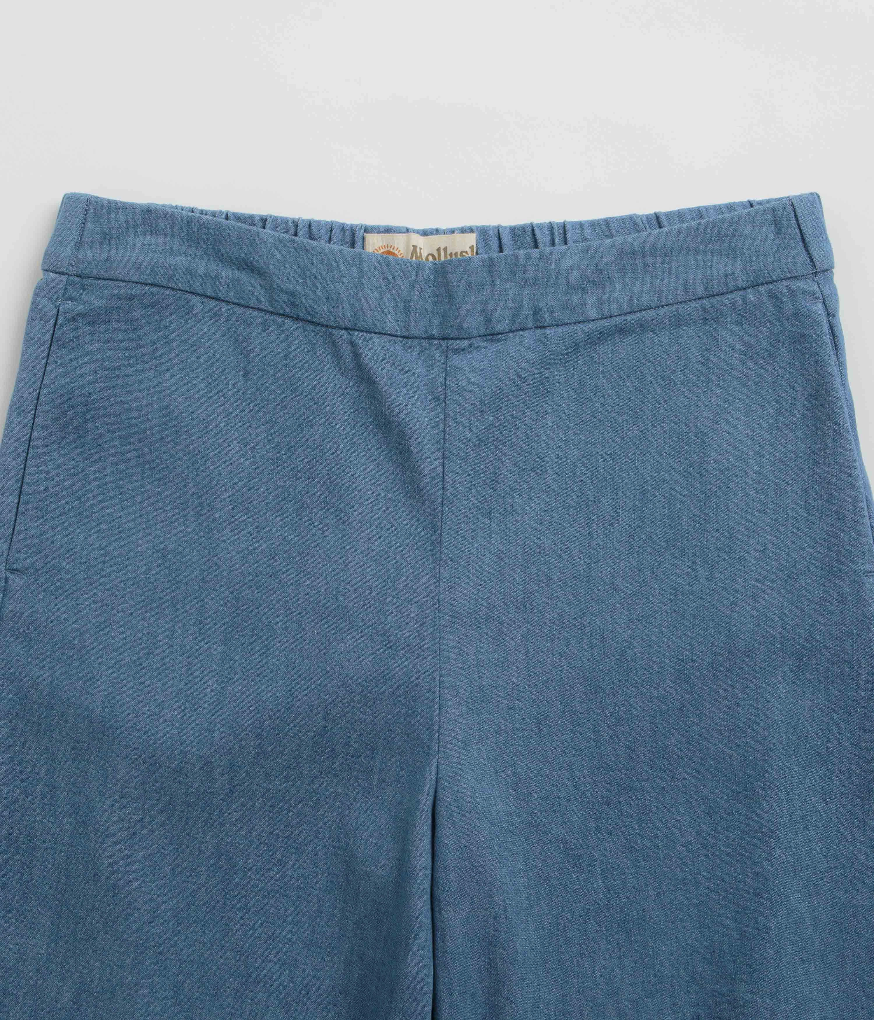Durable Design Dynamic Fit Mollusk Womens Drift Pants - Denim Chambray