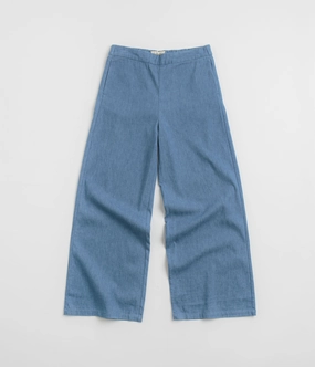 Mollusk Womens Drift Pants - Denim Chambray BreathableLining LowProfileStitching