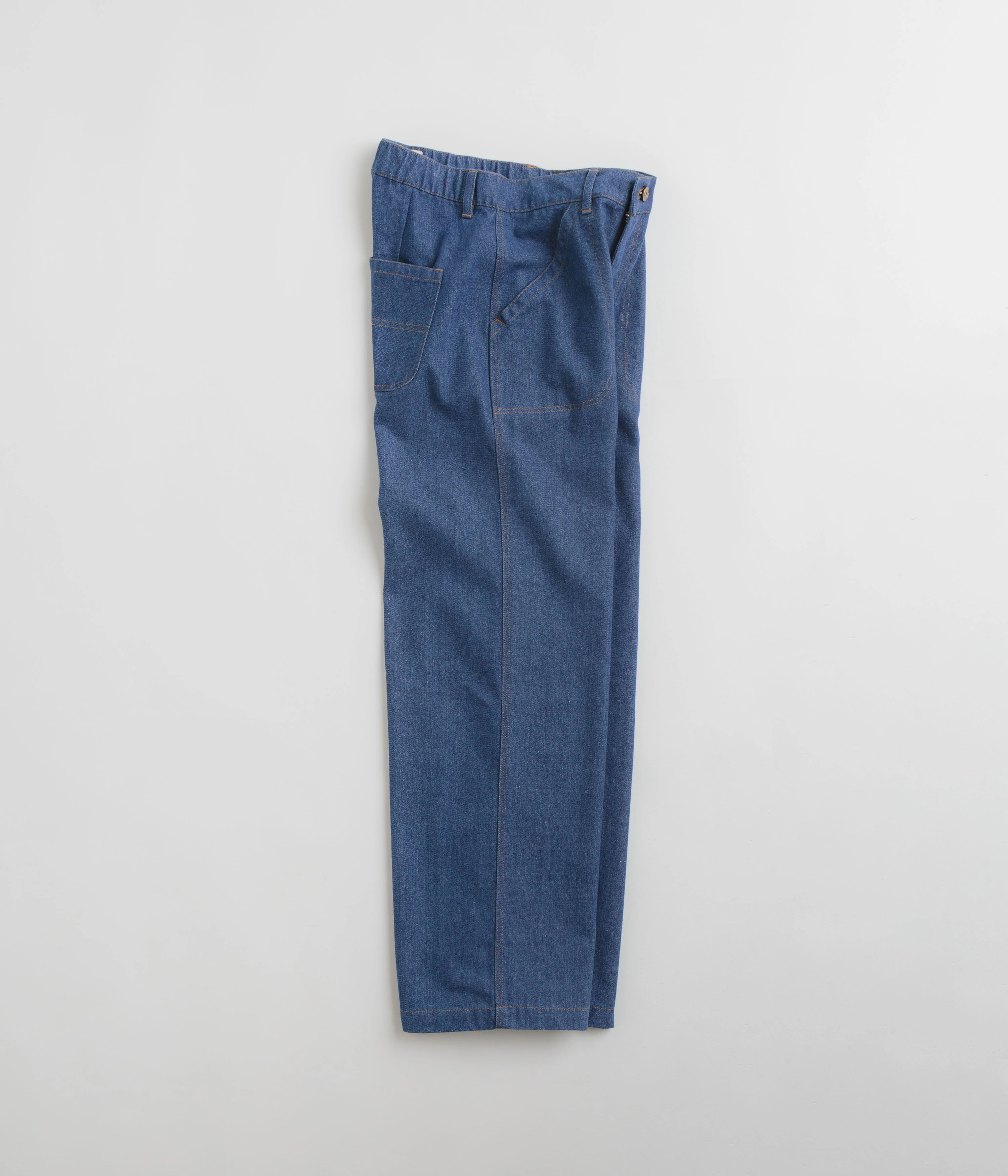 Compact Pack Layered Wear Mollusk Womens Painter Pants - Indigo Denim