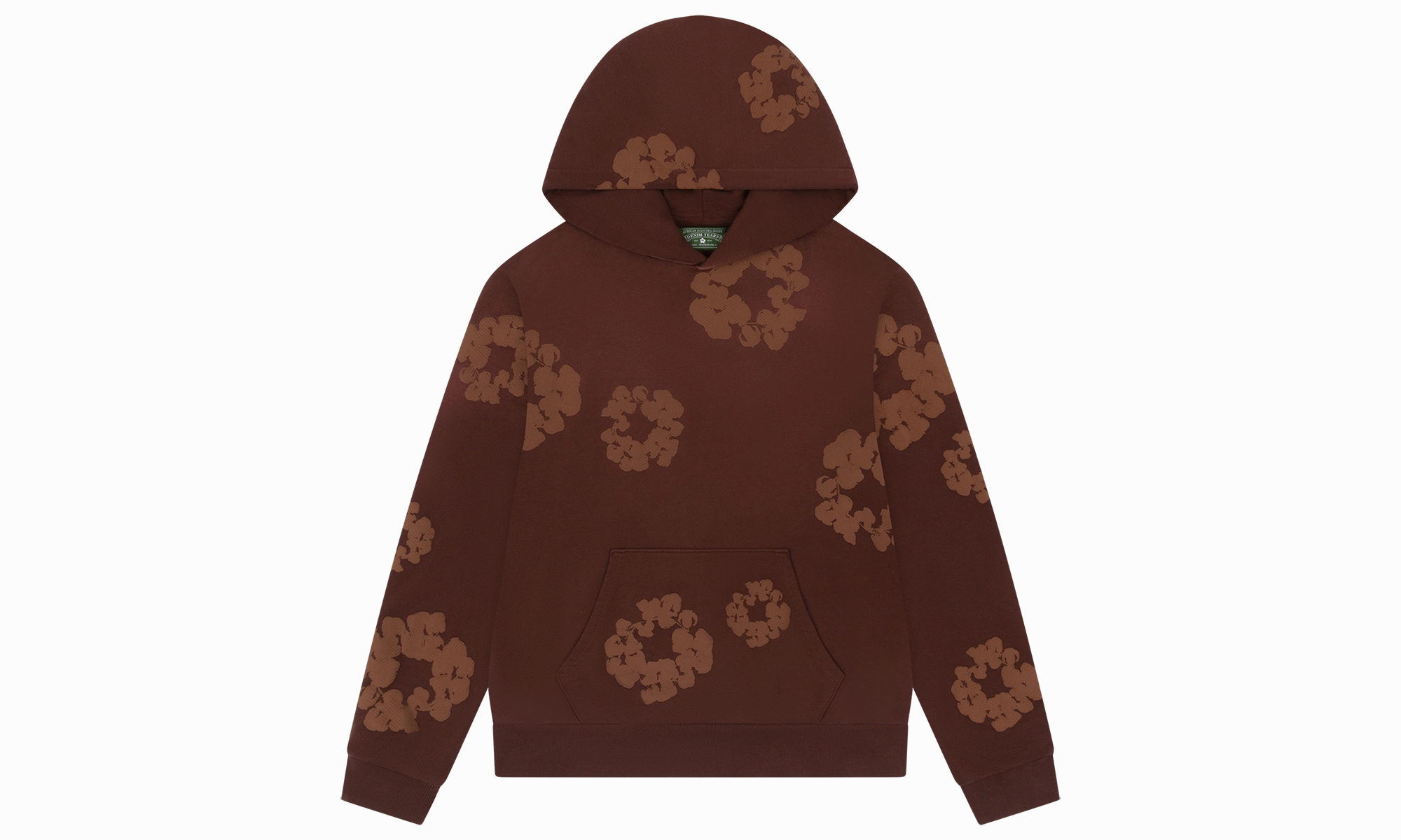 Mono Cotton Wreath Hoodie "Brown"