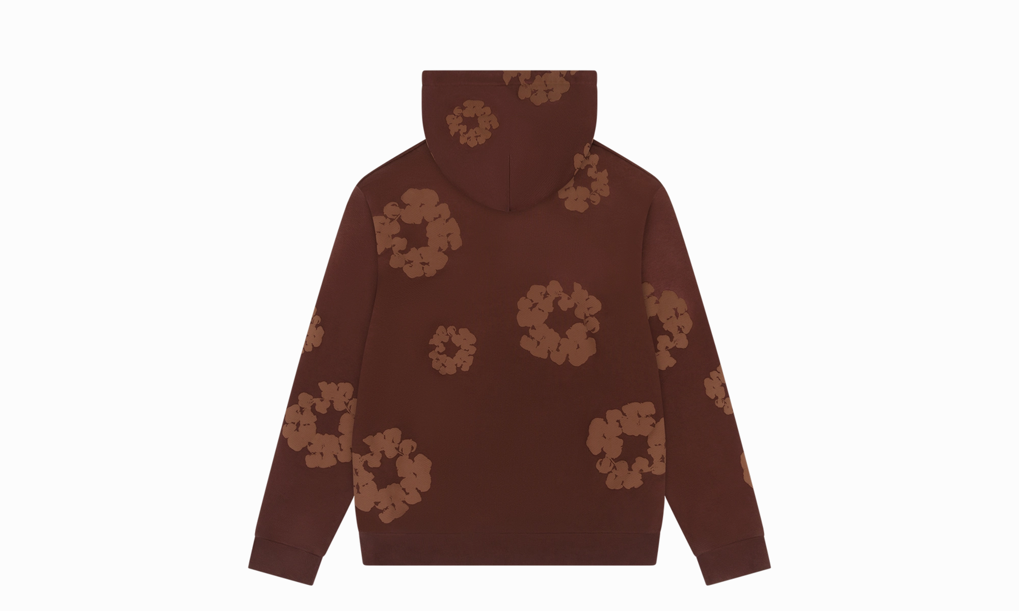 Mono Cotton Wreath Hoodie "Brown"
