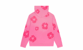 Mono Cotton Wreath Hoodie "Pink"