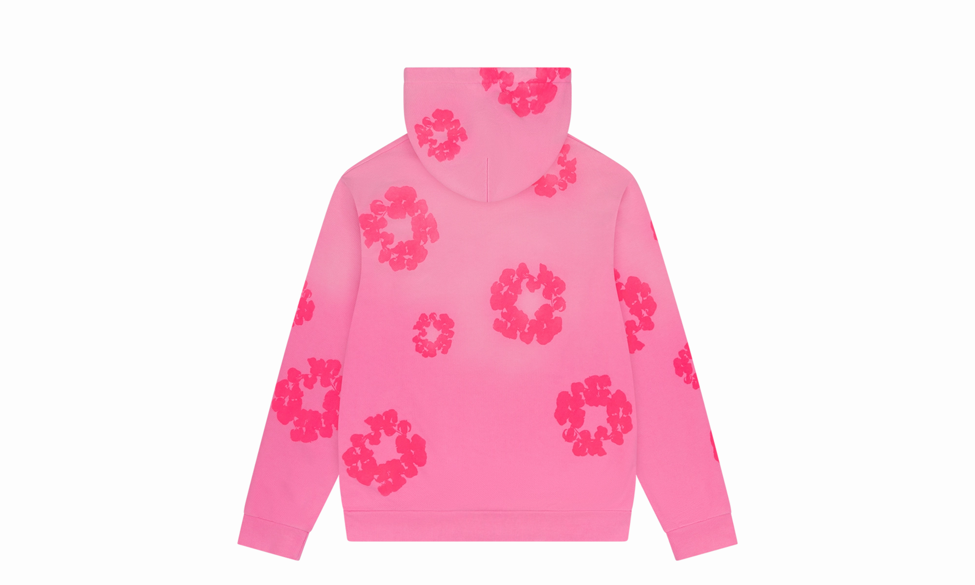 Mono Cotton Wreath Hoodie "Pink"
