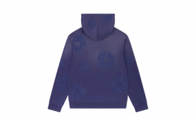 Mono Cotton Wreath Hoodie "Washed Blue"