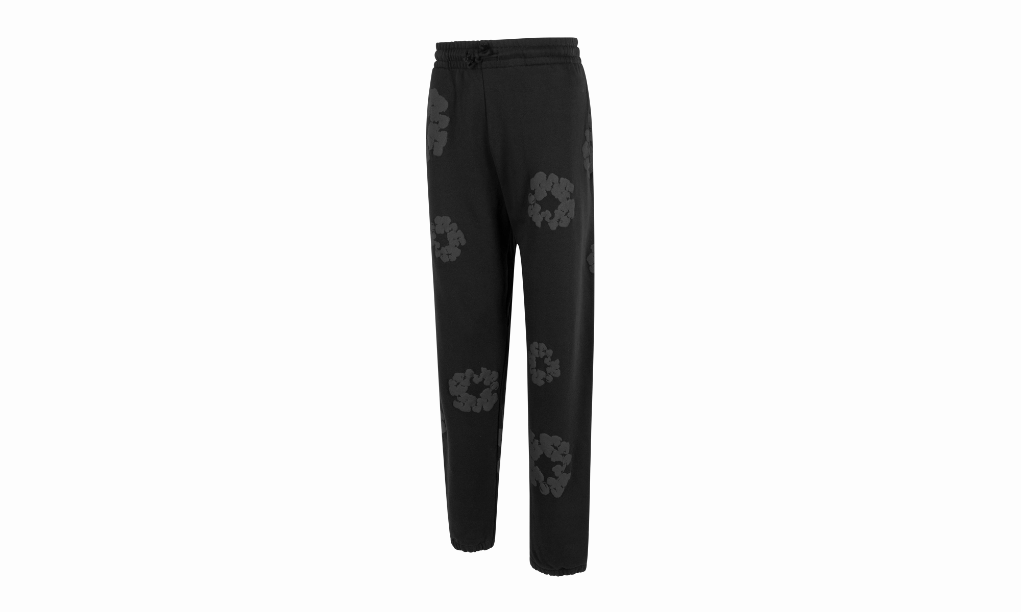 Mono Cotton Wreath Sweatpants "Black"